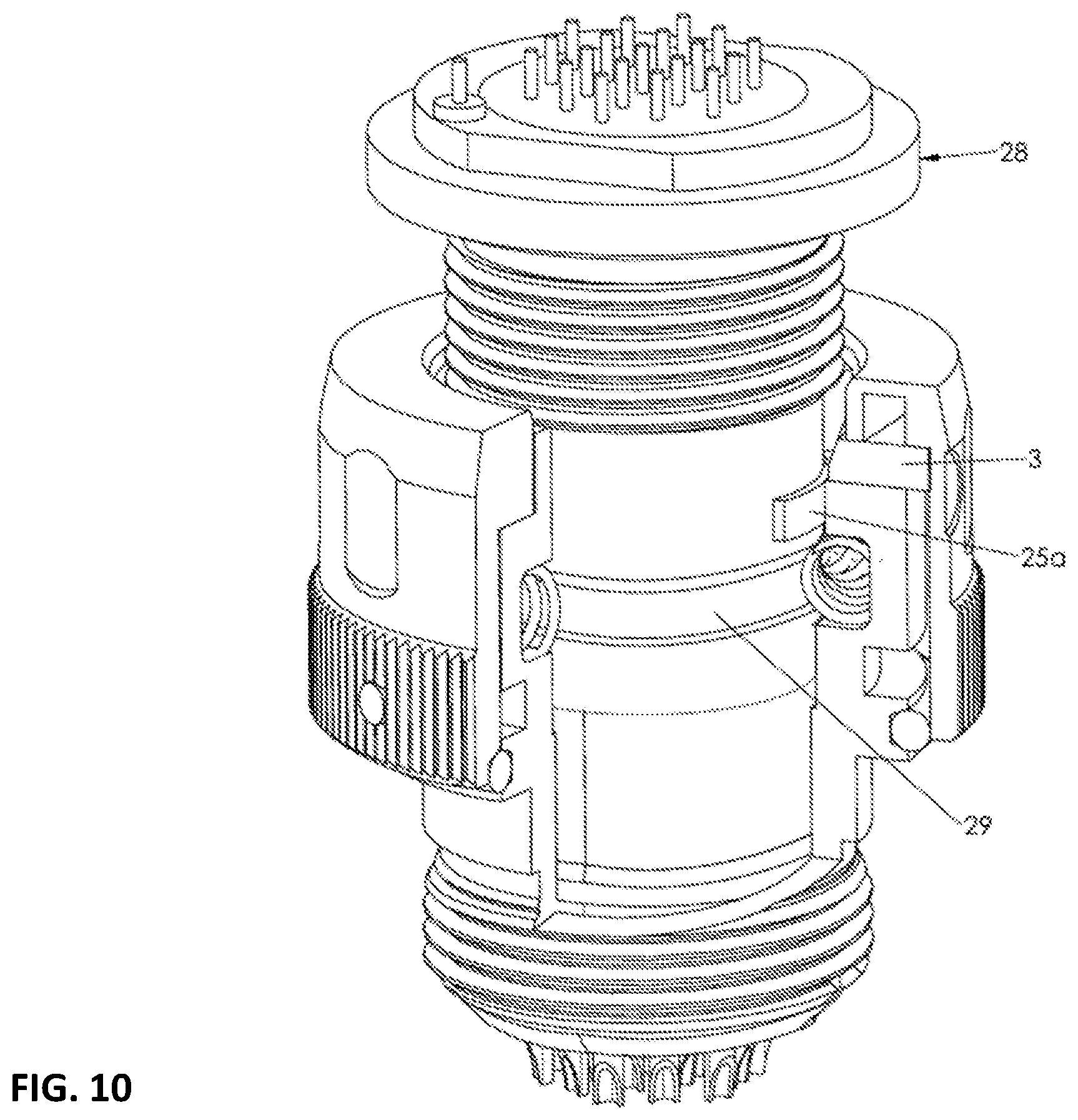 Patent US12347971 Figure 10 – Electrical connector