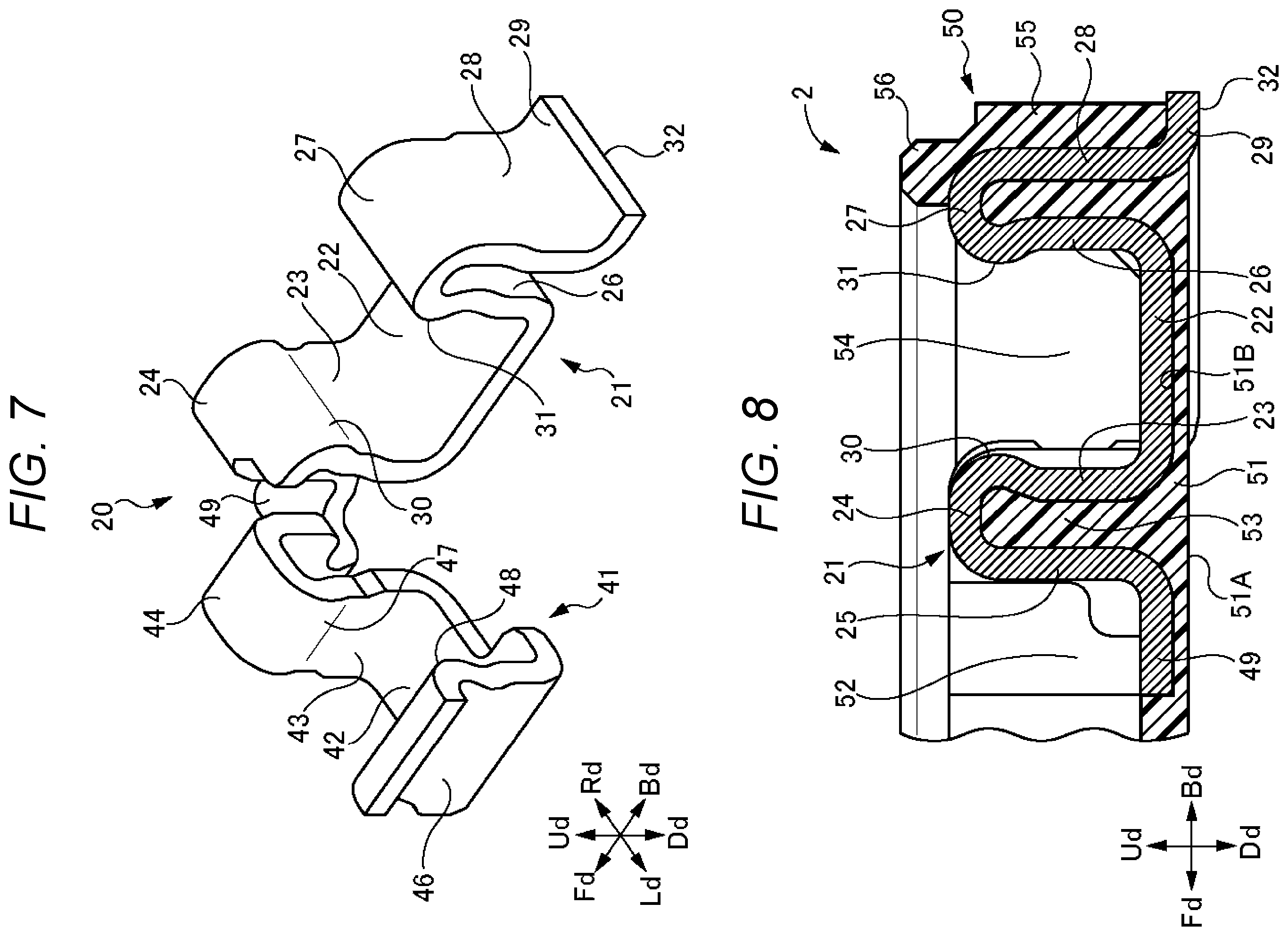 Patent US12347972 Figure 7 – Connector device