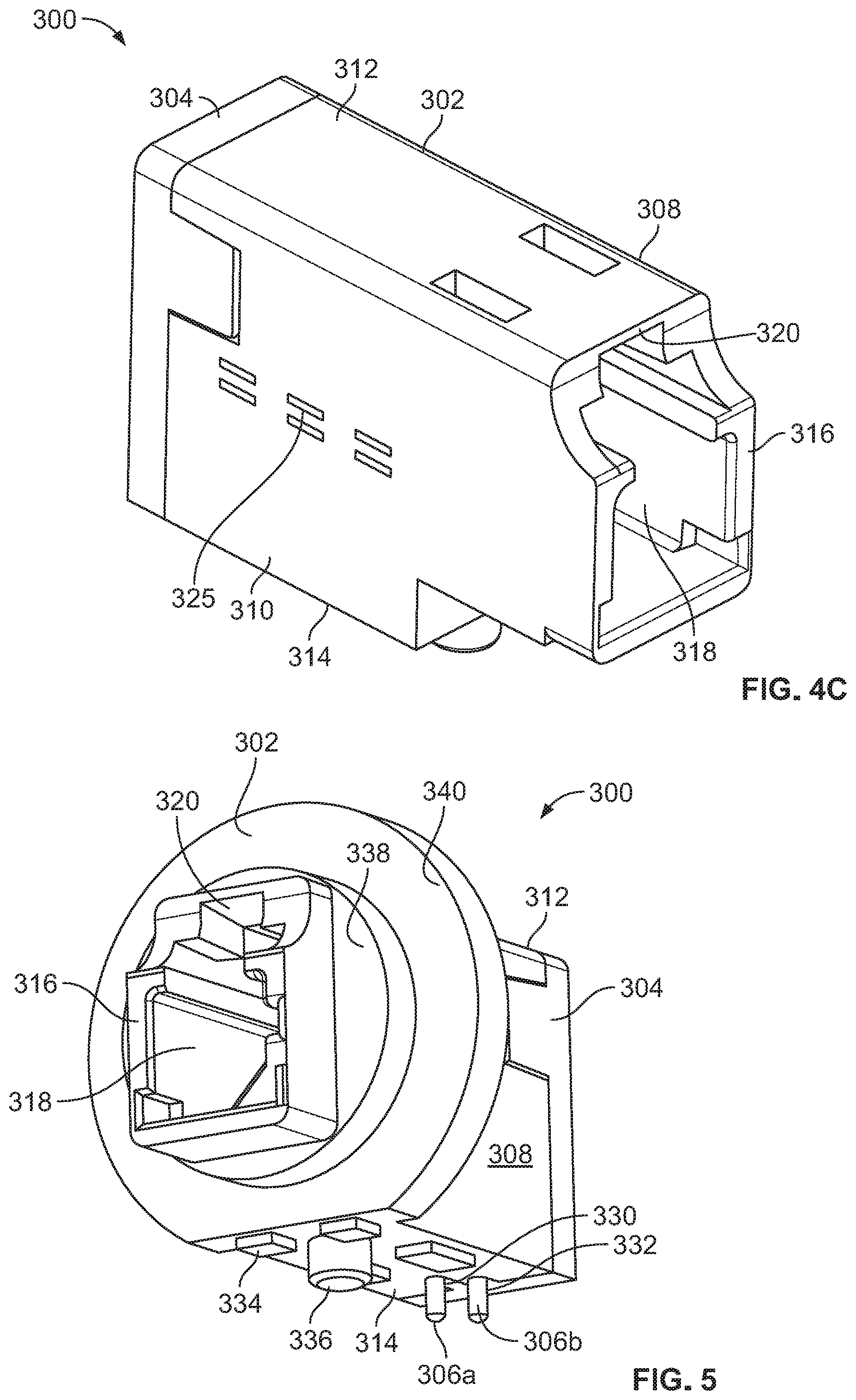 Patent US12347973 Figure 6 – Connectors for a single twisted pair of conductors