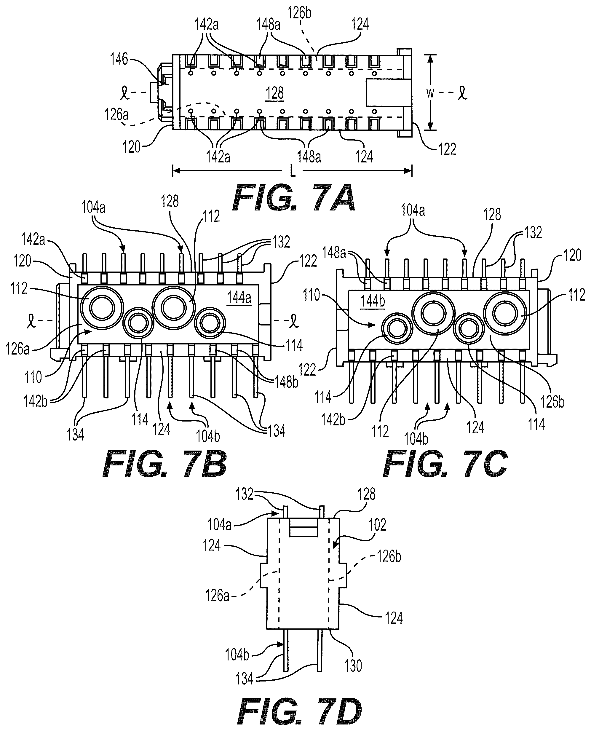 Patent US12347980 Figure 4 – High-speed network connector with integrated magnetics
