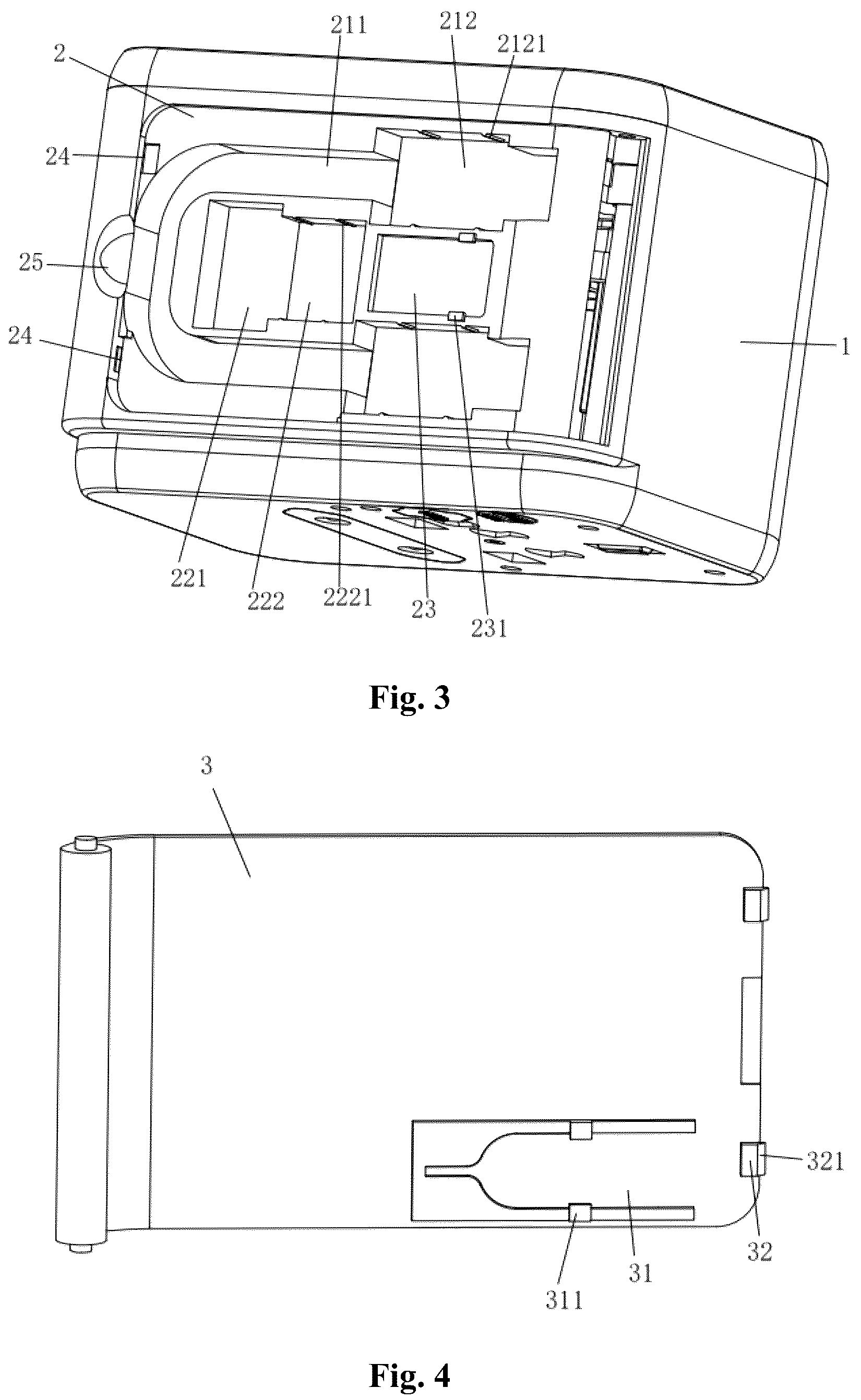 Patent US12347981 Figure 2 – Multifunctional accessory storage structure for power converter