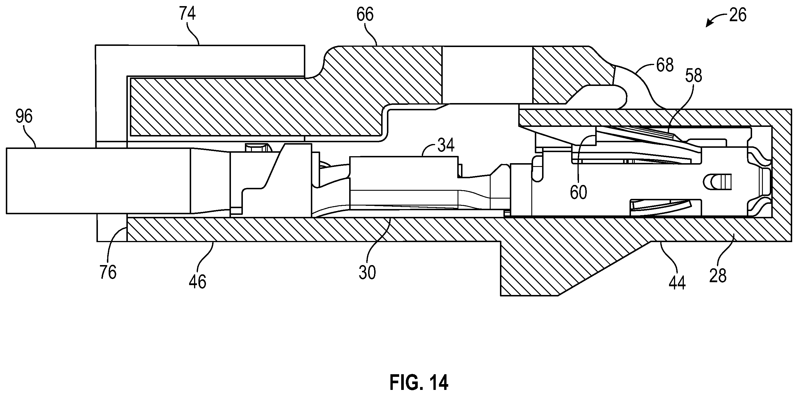 Patent US12347983 Figure 14 – Connector for an electrical terminal with a crimped spring