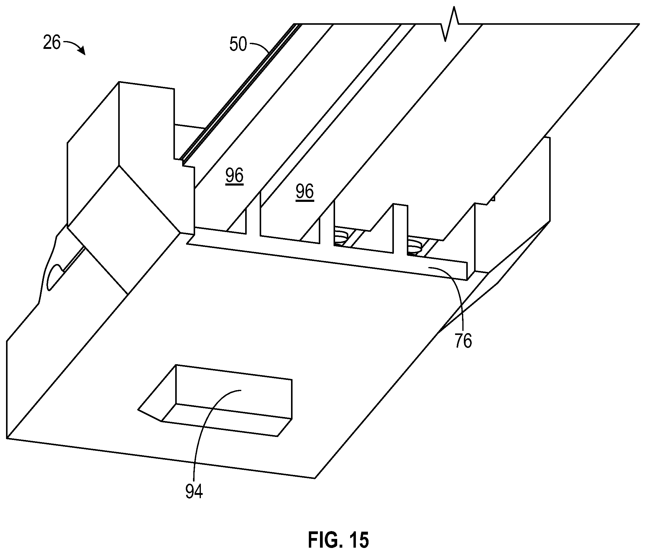 Patent US12347983 Figure 15 – Connector for an electrical terminal with a crimped spring