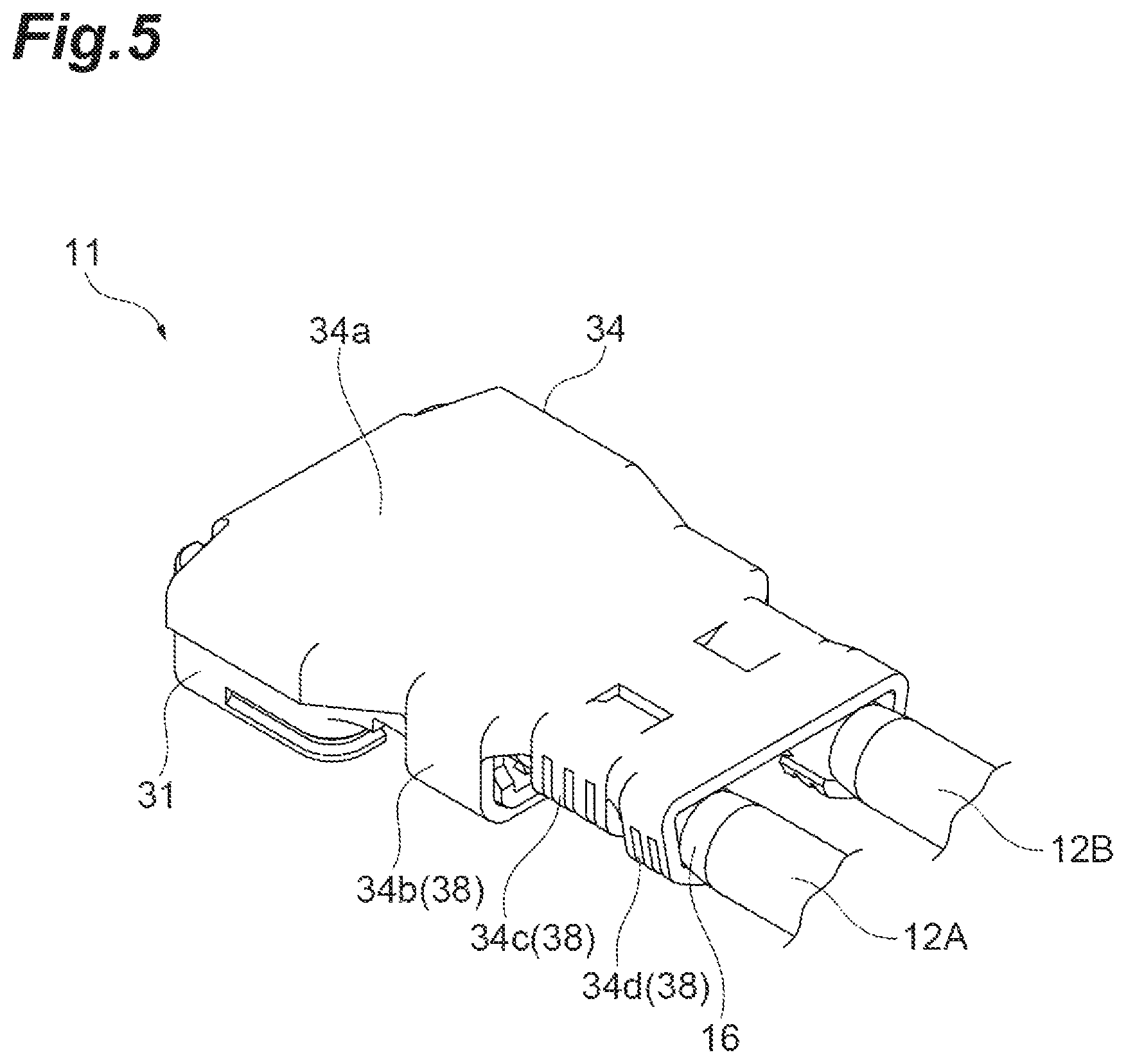 Patent US12347984 Figure 5 – Electrical connector