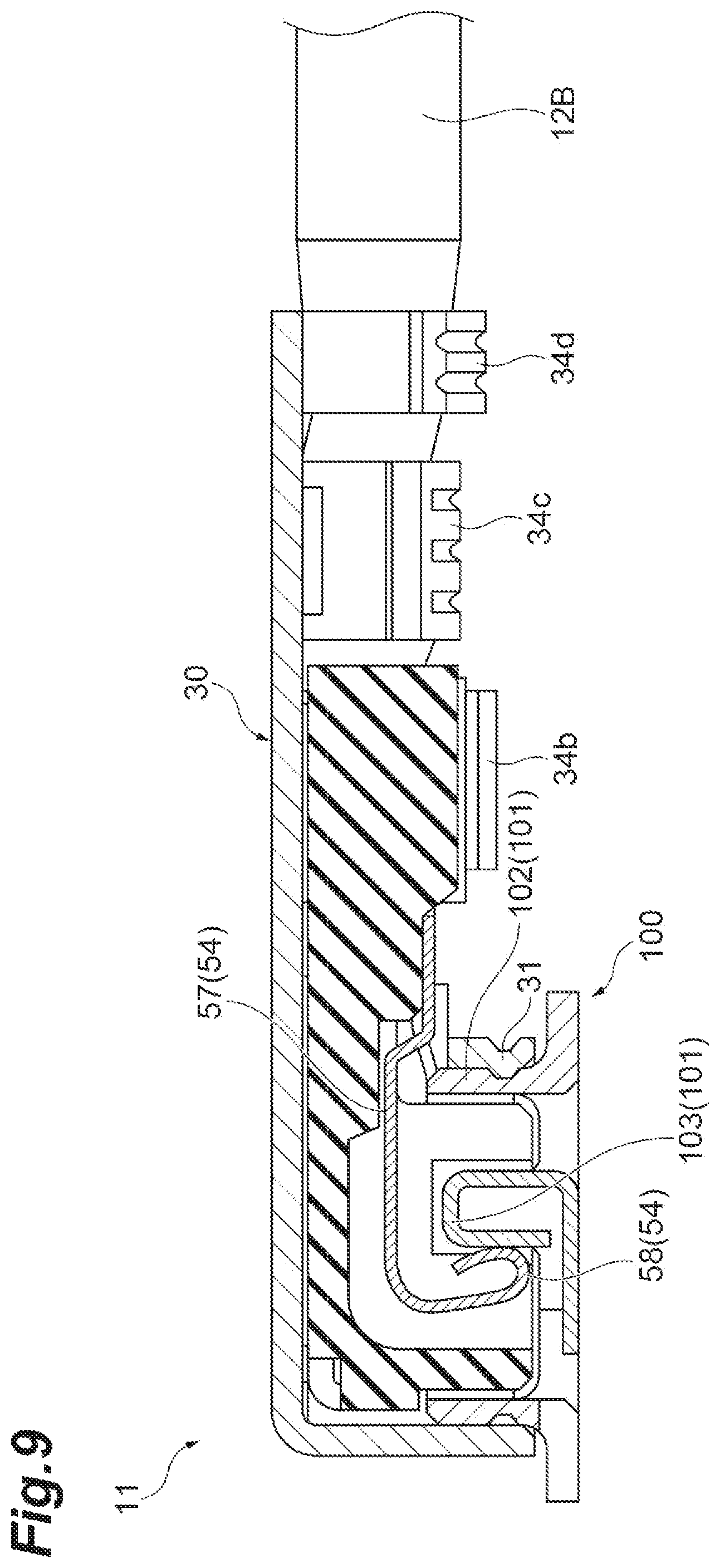 Patent US12347984 Figure 9 – Electrical connector
