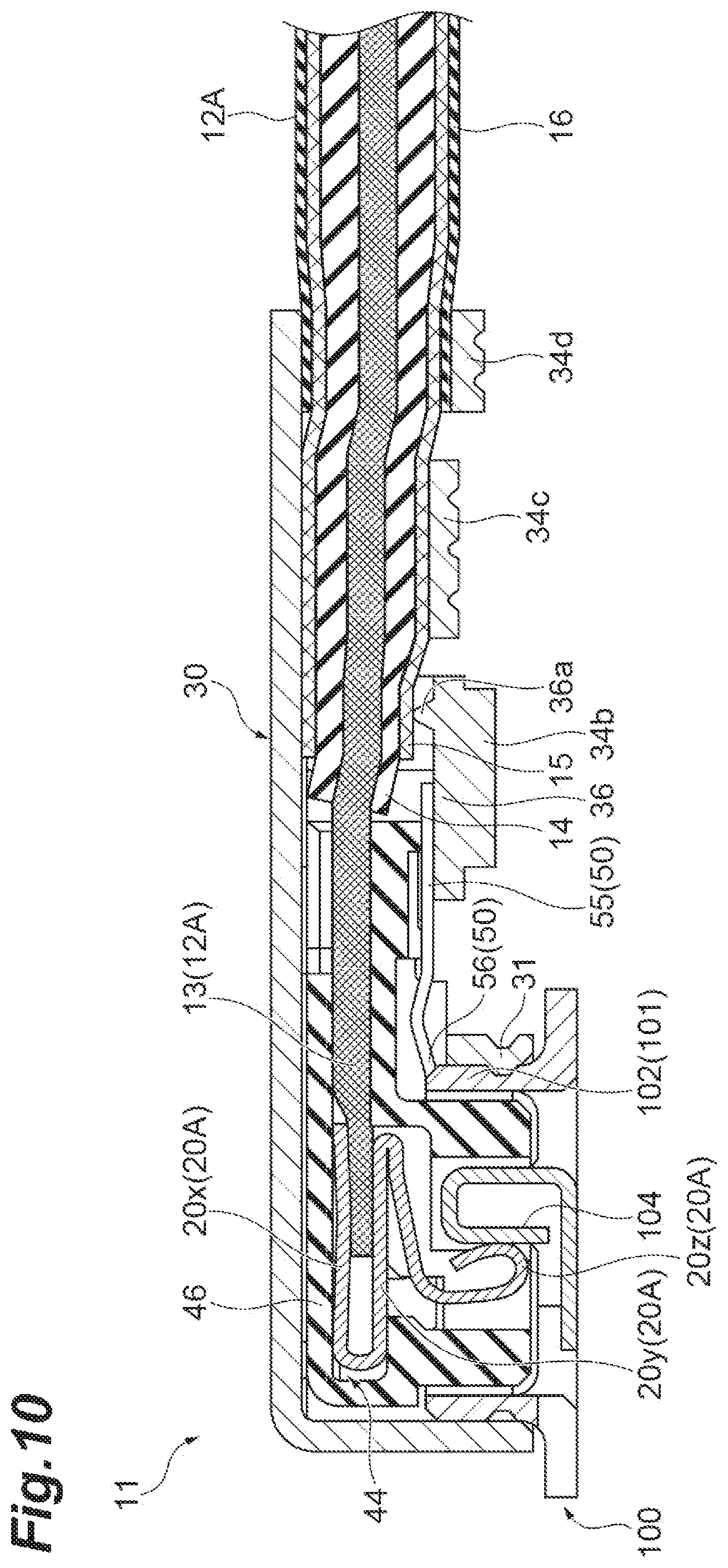 Patent US12347984 Figure 10 – Electrical connector