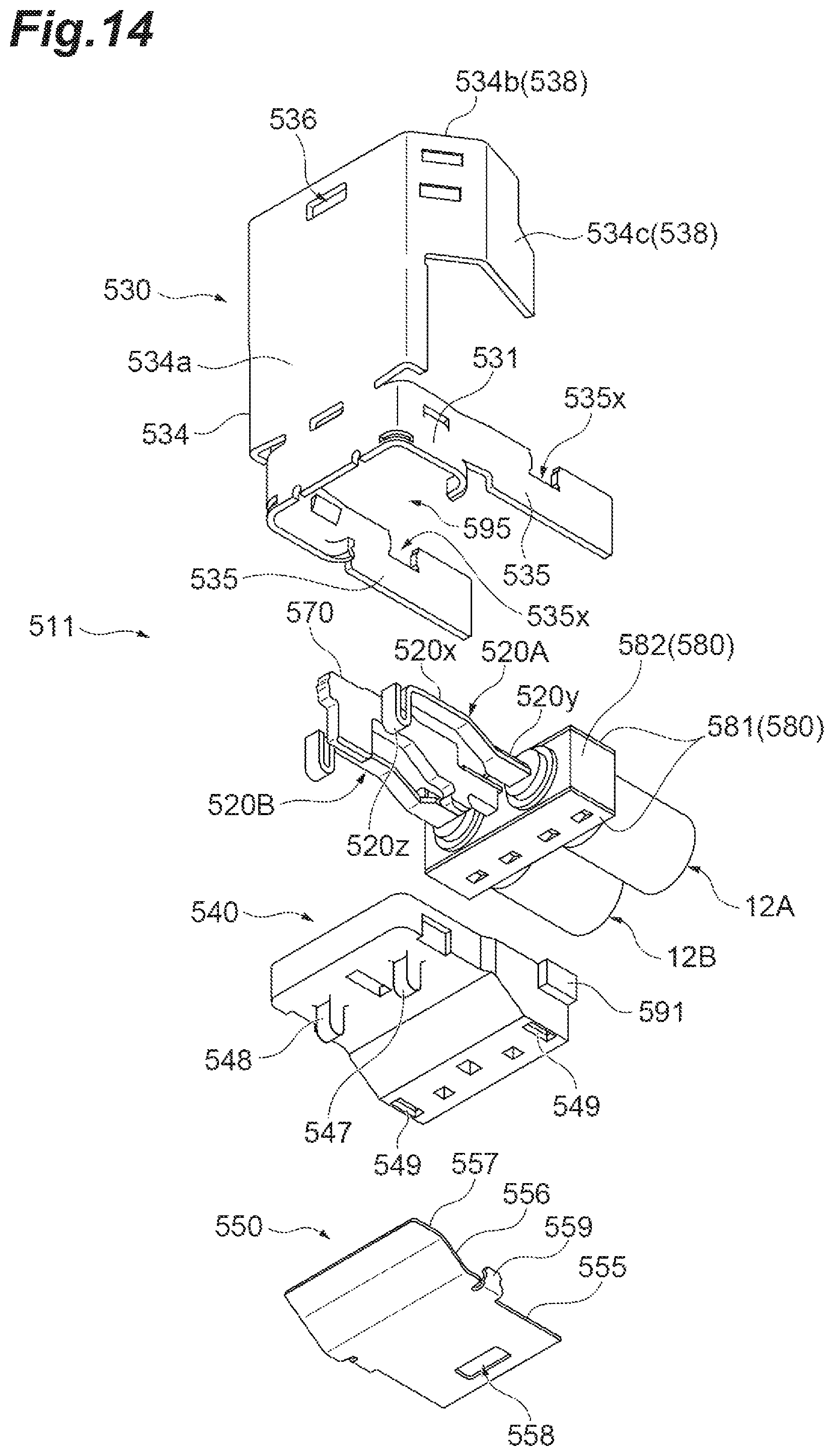 Patent US12347984 Figure 14 – Electrical connector
