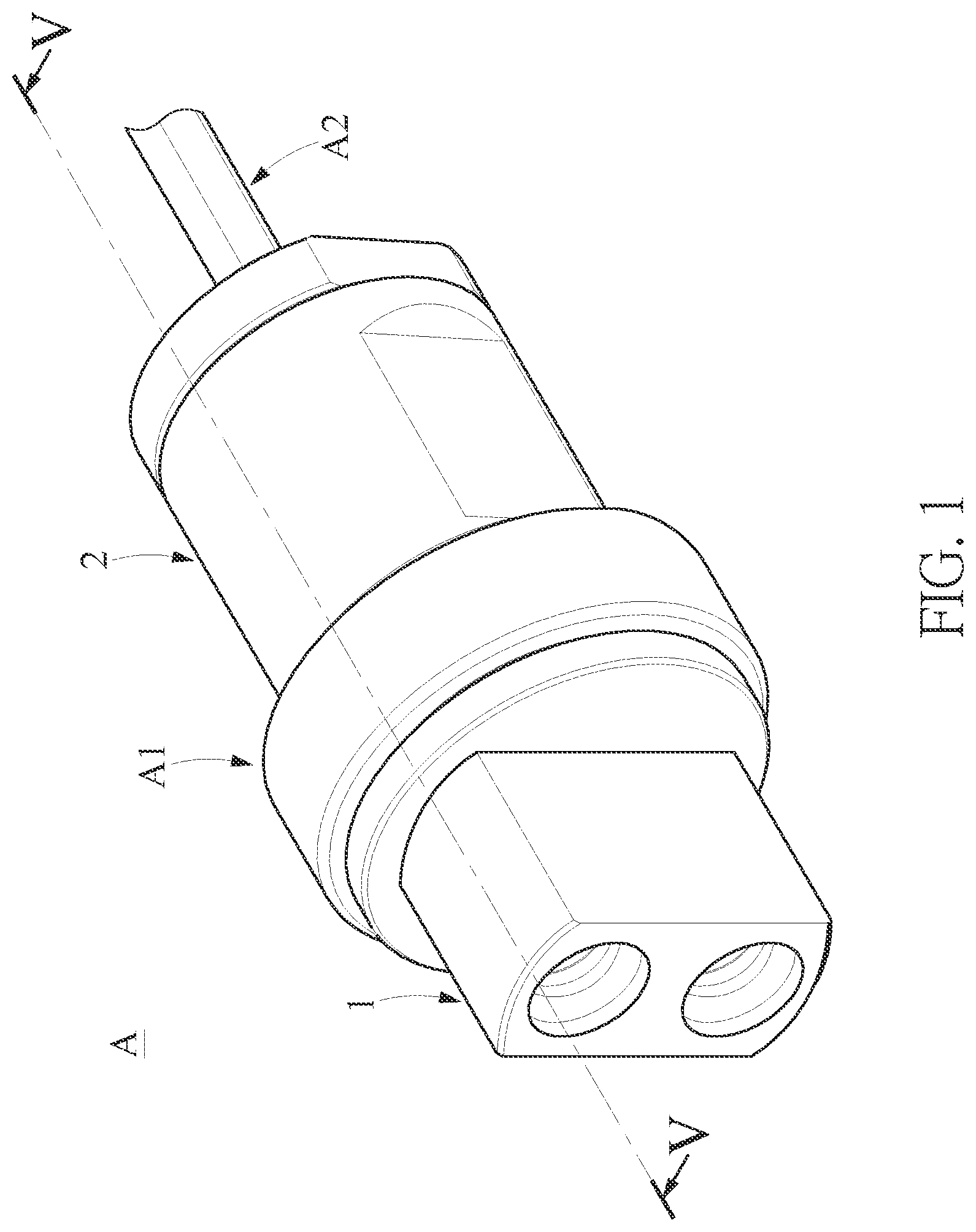 Patent US12347989 Figure 1 – Cable connection component and cable assembly