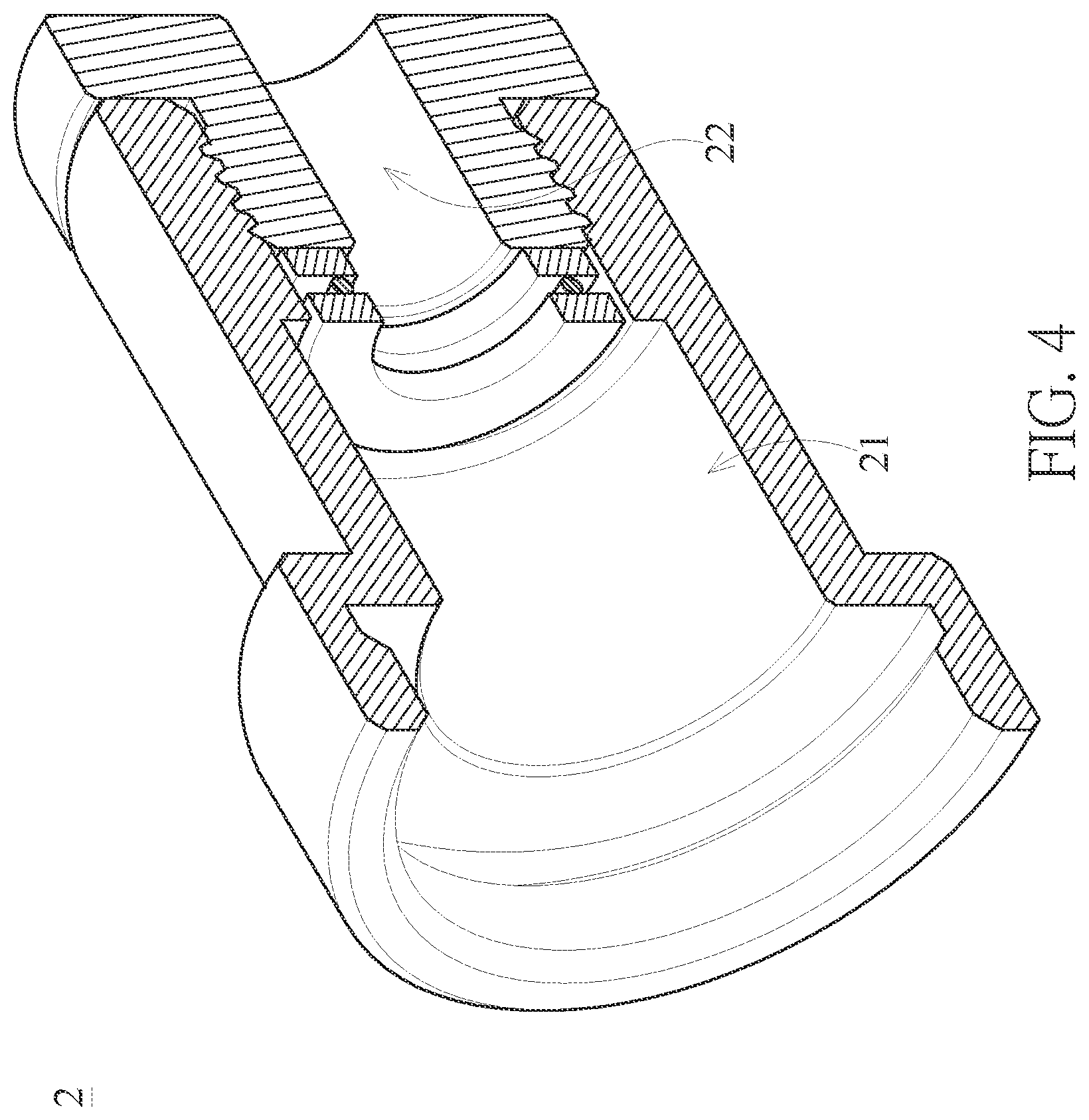 Patent US12347989 Figure 4 – Cable connection component and cable assembly