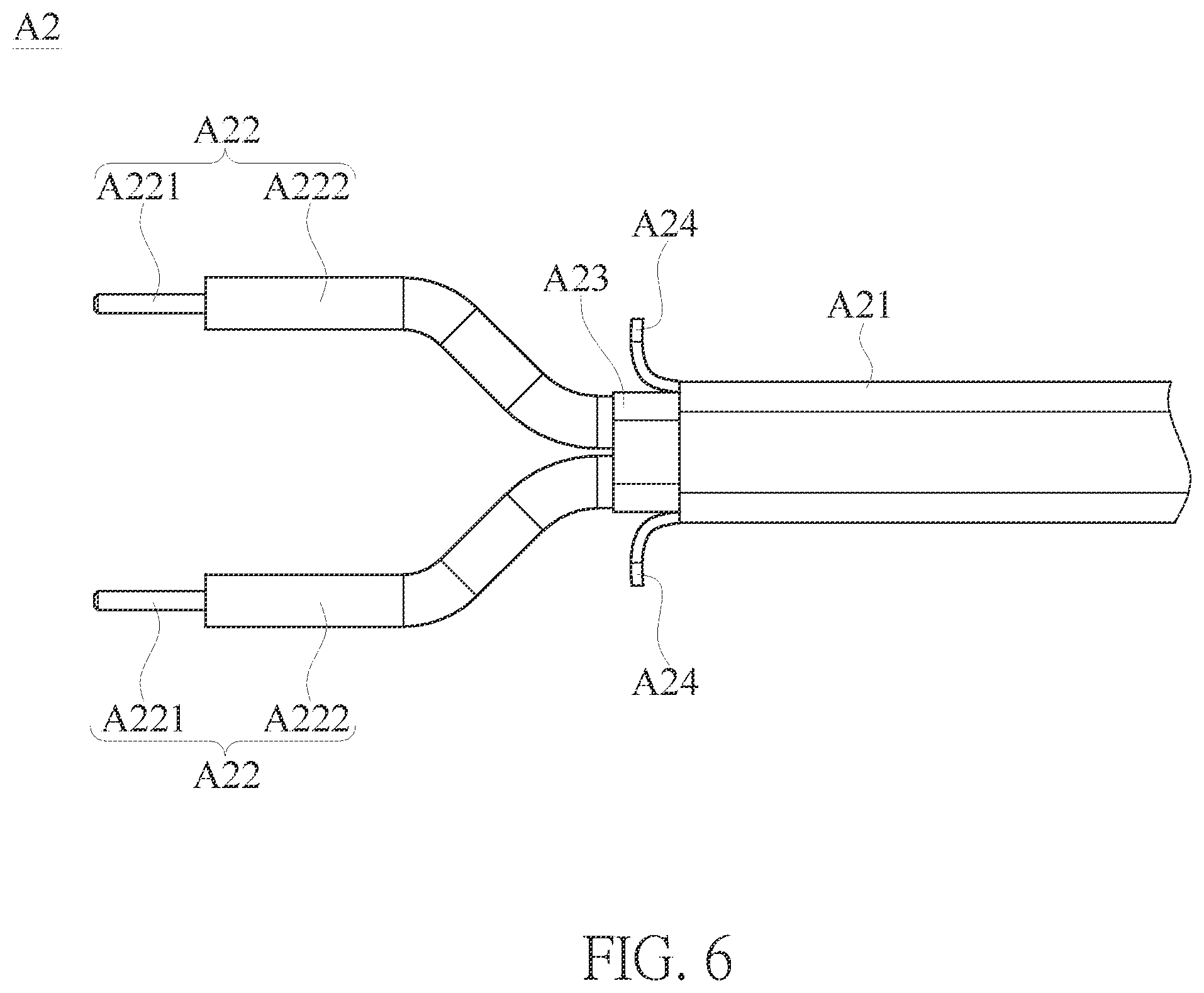 Patent US12347989 Figure 6 – Cable connection component and cable assembly