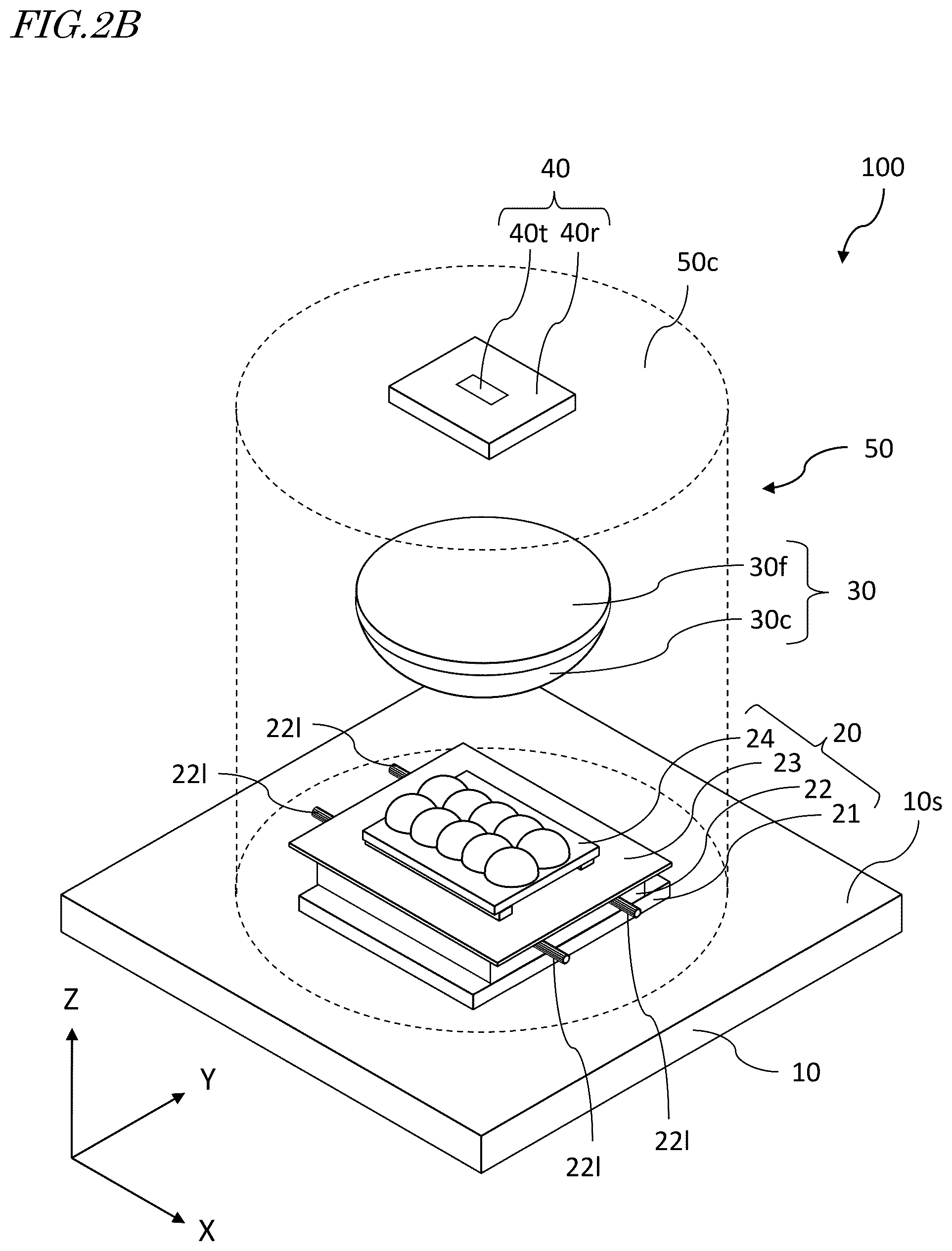 Patent US12348001 Figure 3 – Light emission device