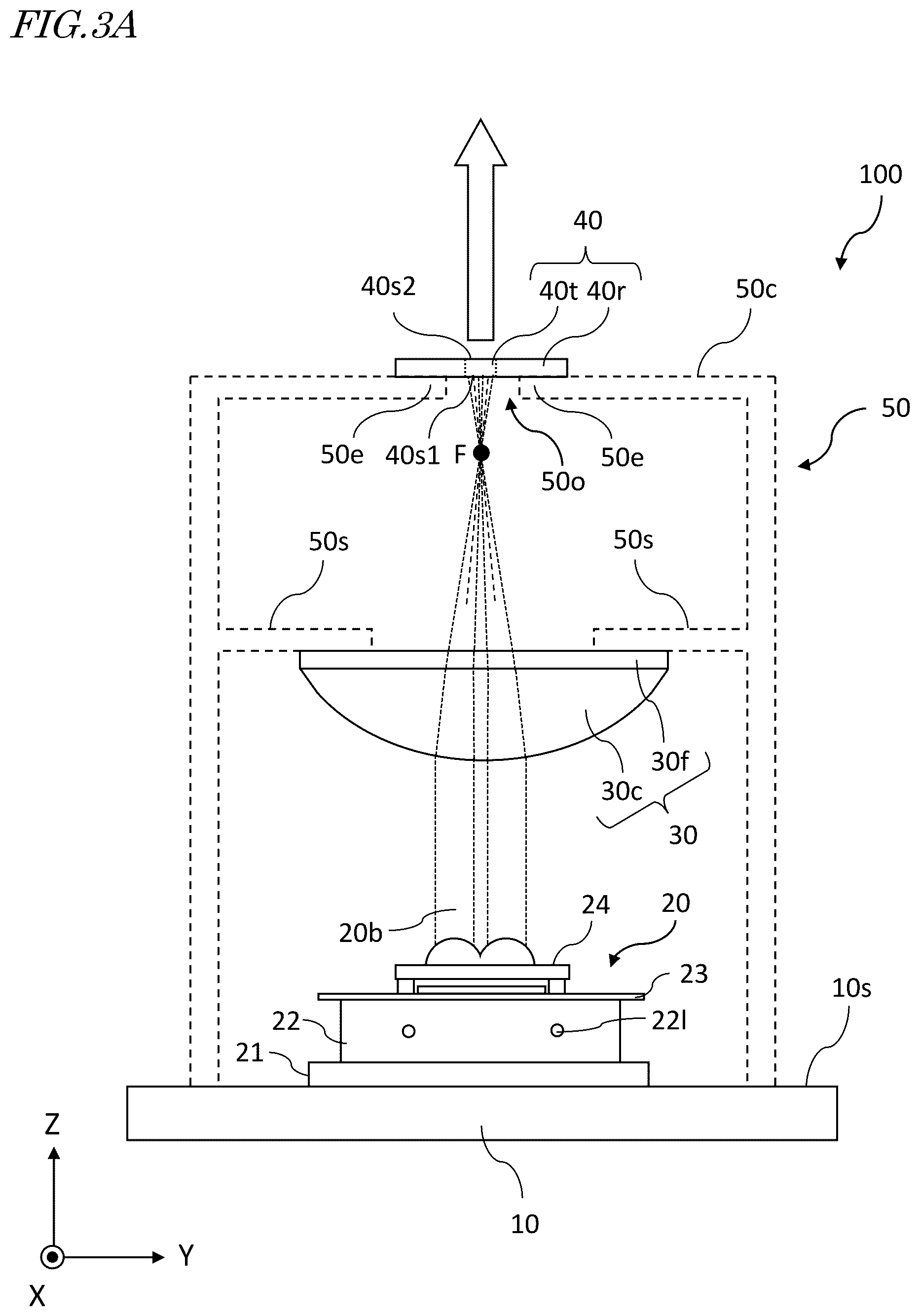 Patent US12348001 Figure 4 – Light emission device