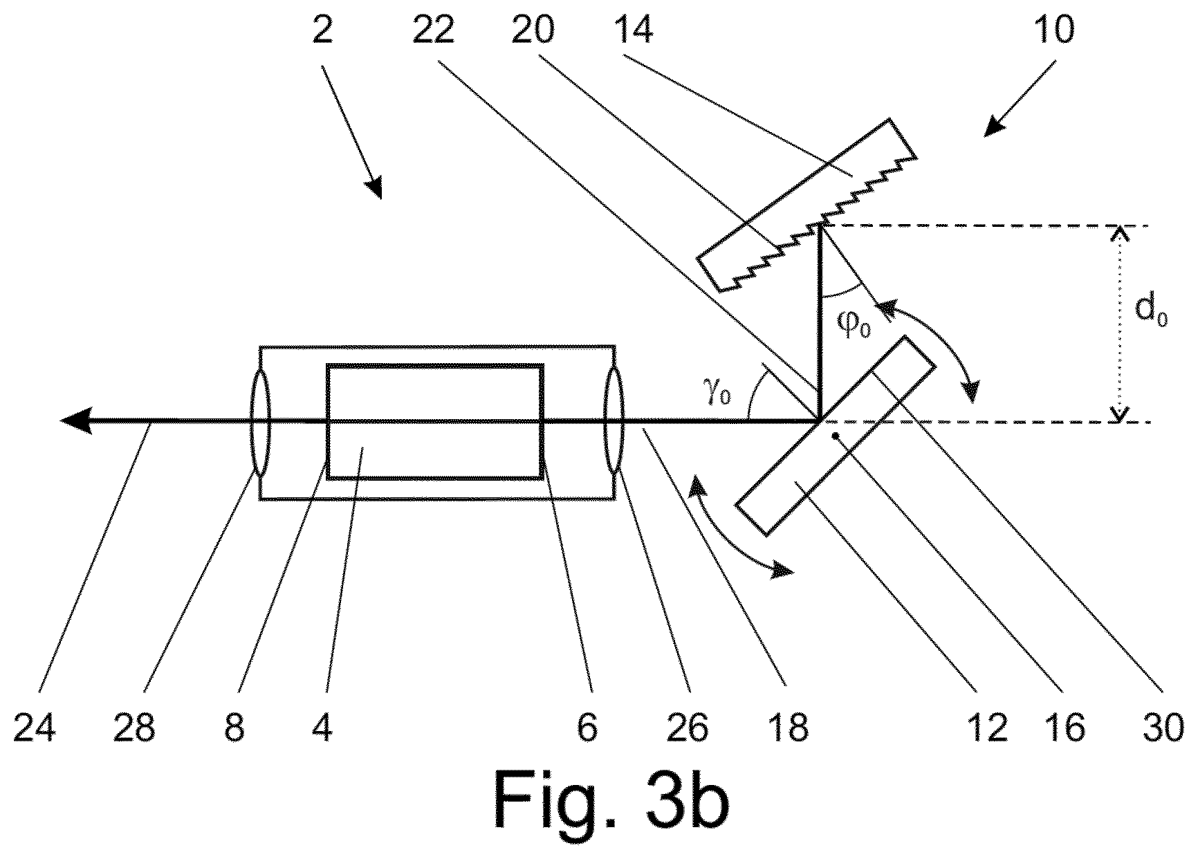 Patent US12348005 Figure 4 – Laser diode assembly having an external resonator