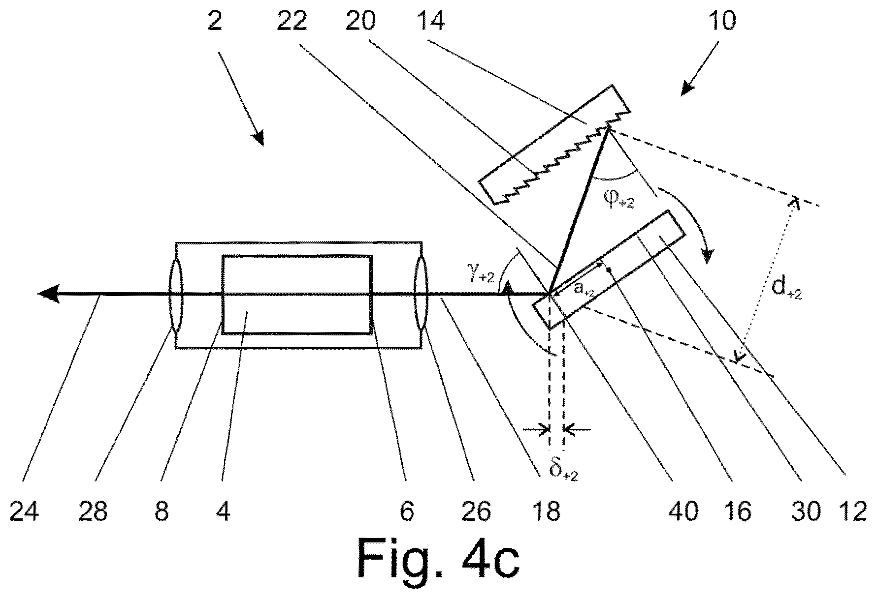 Patent US12348005 Figure 8 – Laser diode assembly having an external resonator