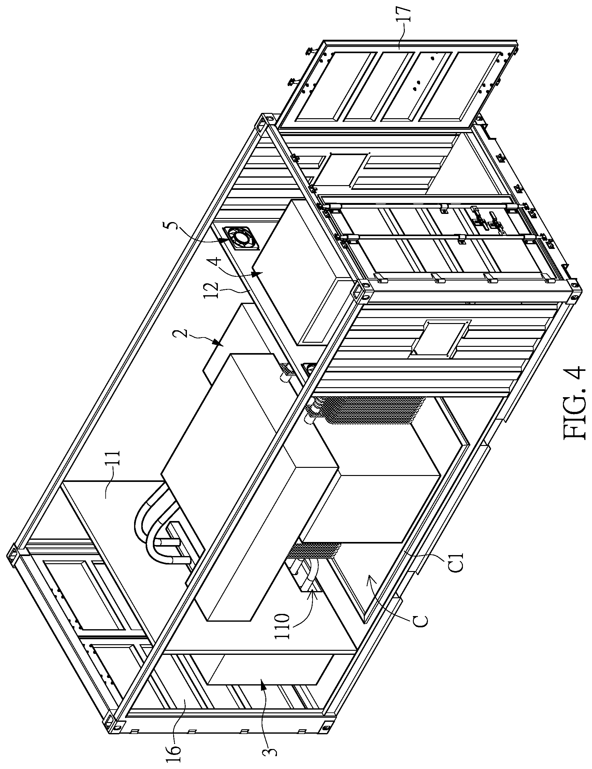 Patent US12348012 Figure 4 – Integrated substation
