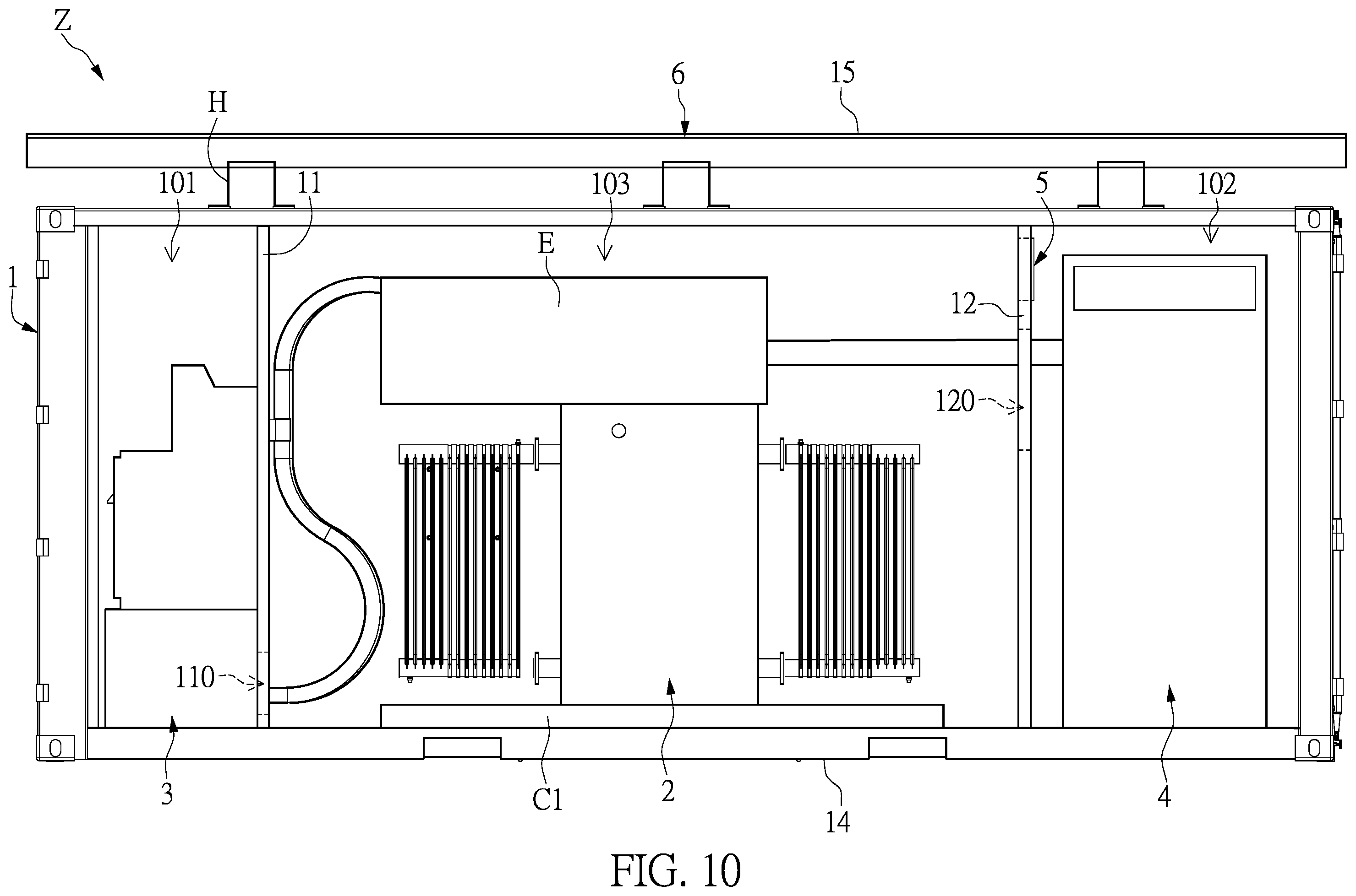 Patent US12348012 Figure 10 – Integrated substation