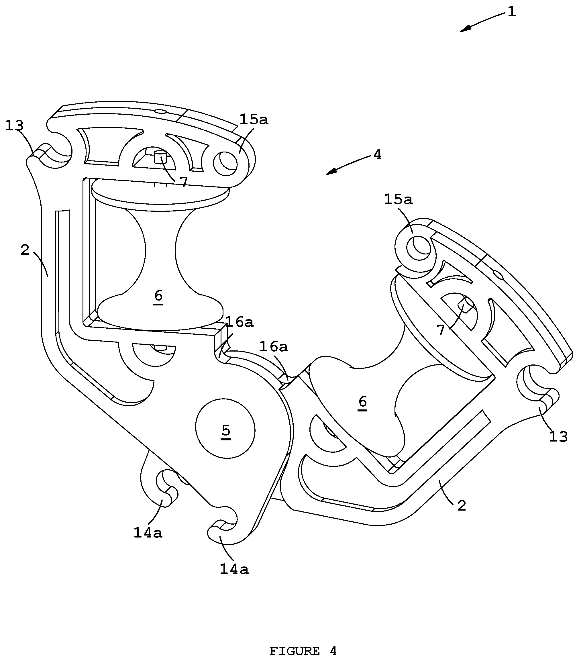 Patent US12348013 Figure 4 – Apparatus for attaching restraining means to a line