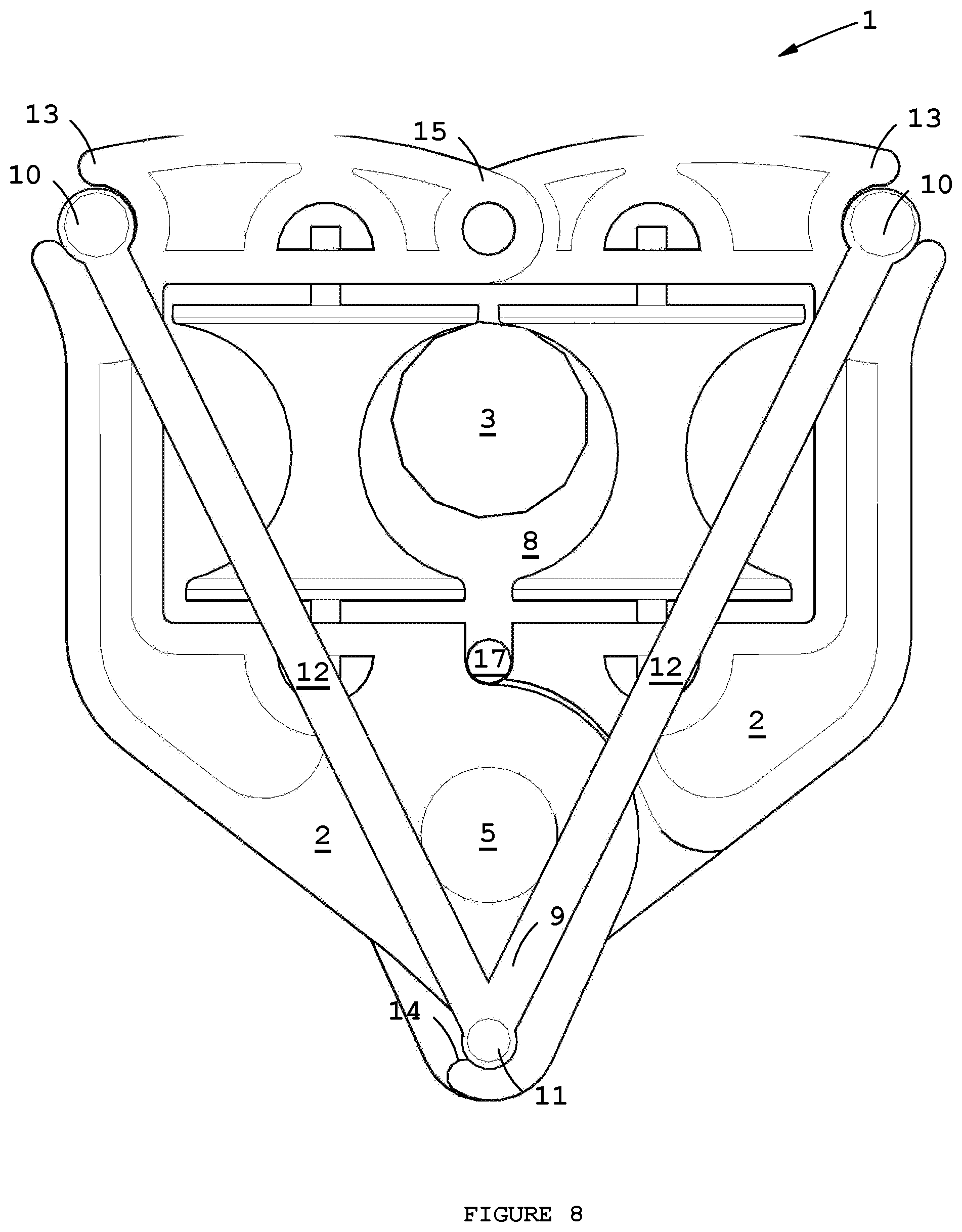 Patent US12348013 Figure 8 – Apparatus for attaching restraining means to a line