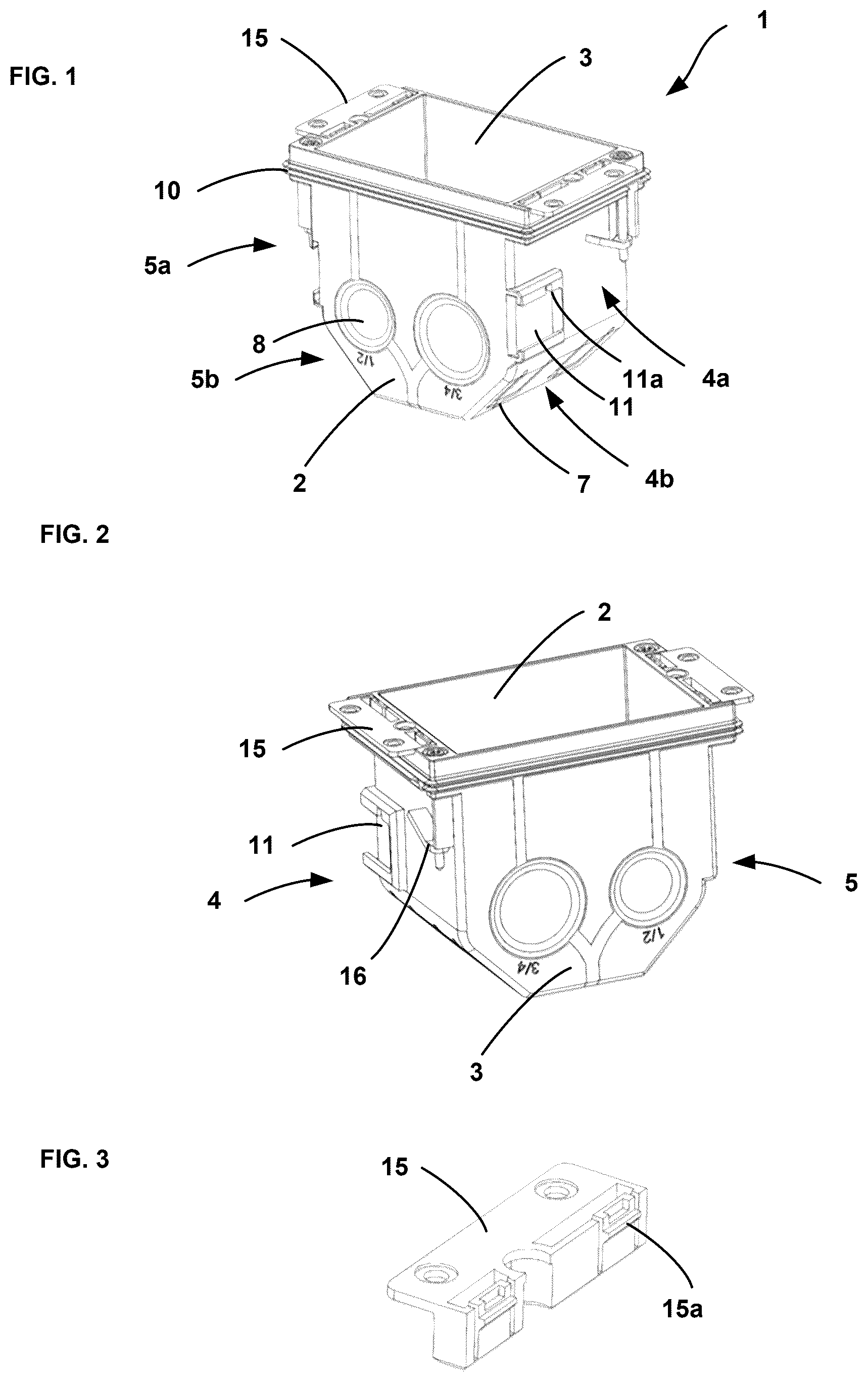 Patent US12348018 Figure 1 – Electrical box, electrical box assembly and method for producing an electrical box