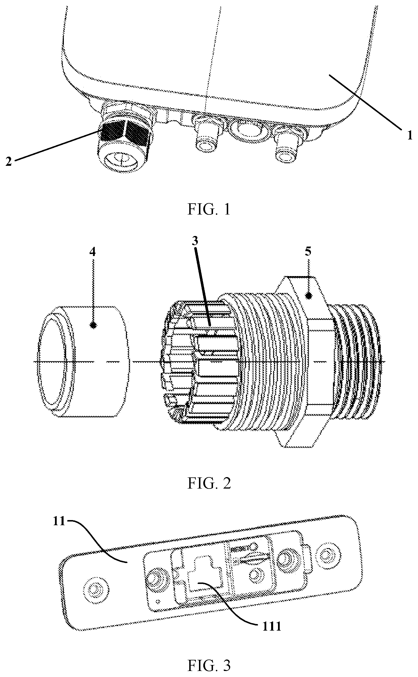 Patent US12348019 Figure 1 – Waterproof gateway device