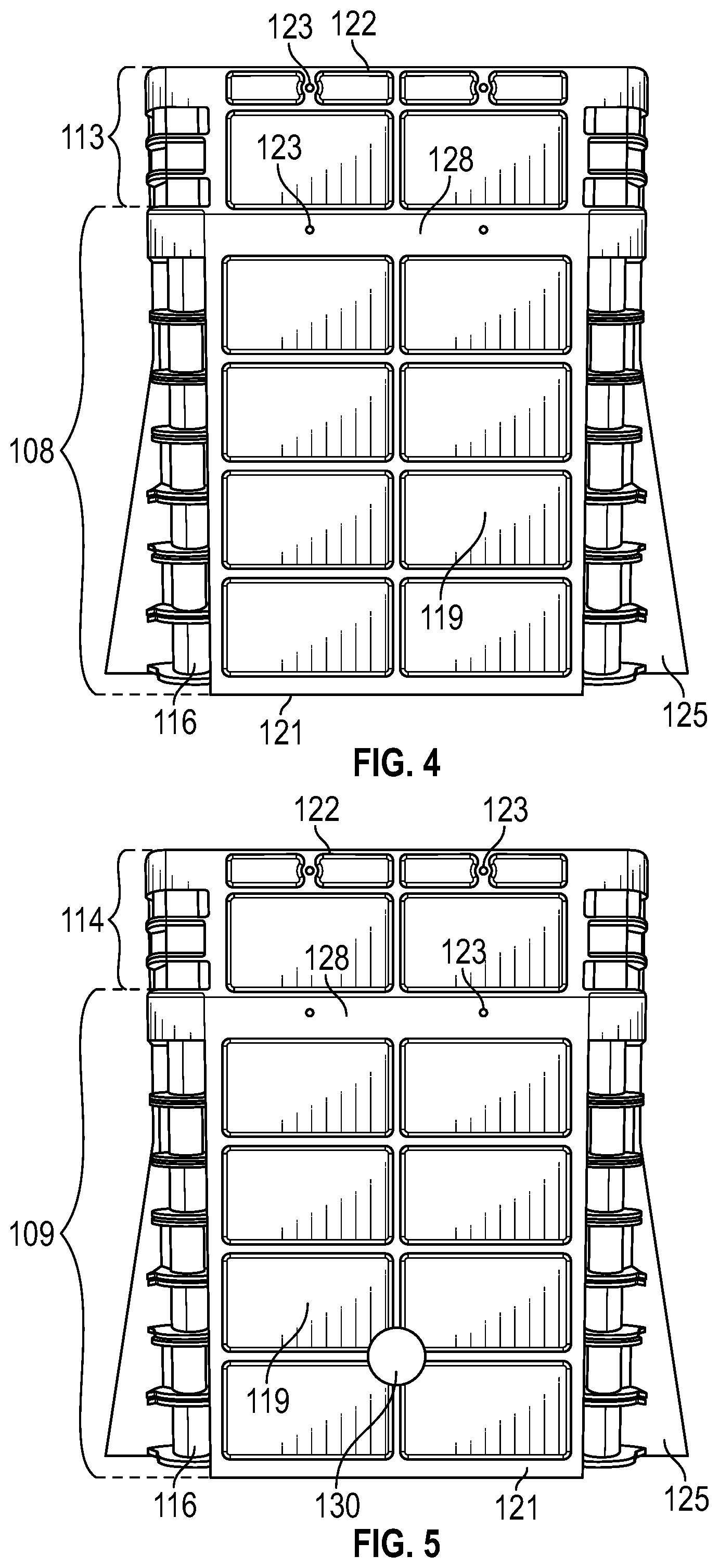 Patent US12348023 Figure 4 – Flared hinged-folding utility vault device
