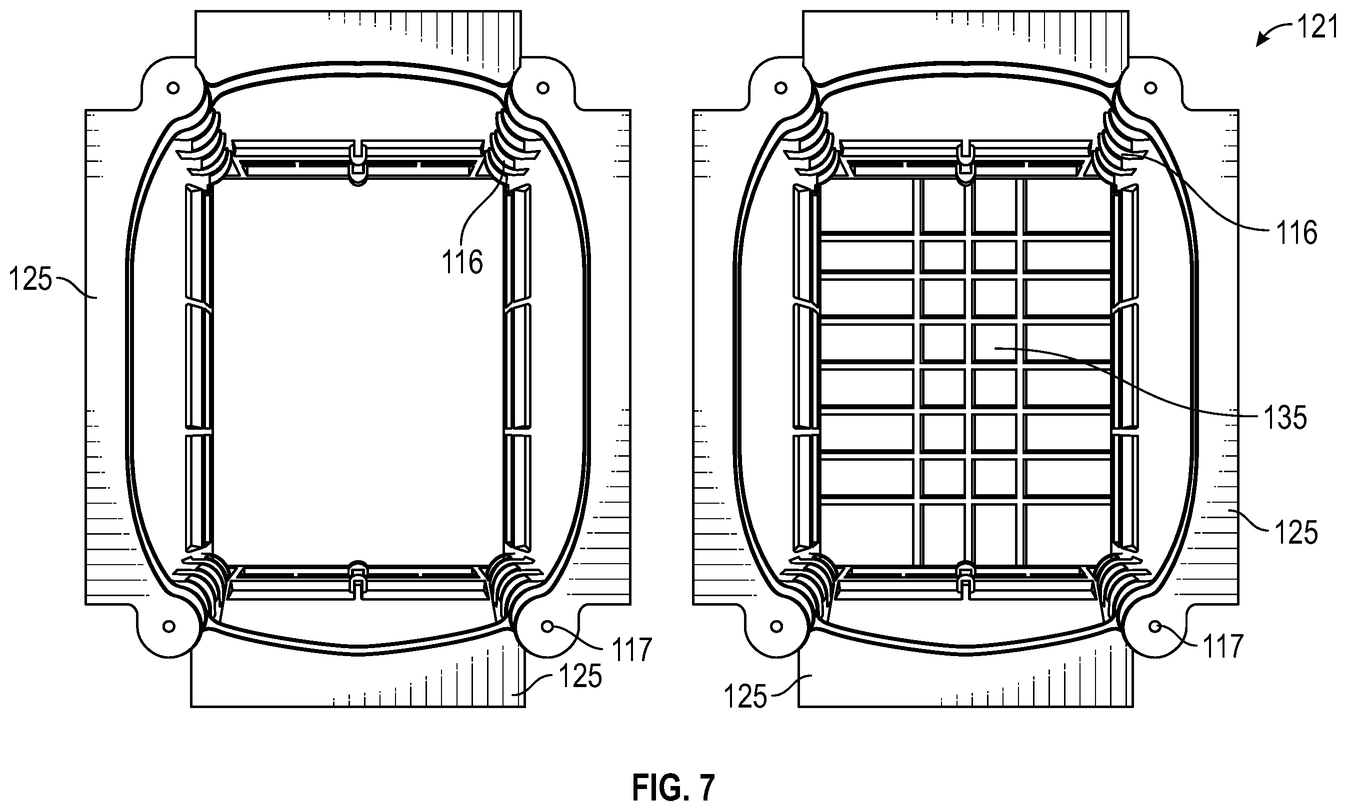 Patent US12348023 Figure 6 – Flared hinged-folding utility vault device