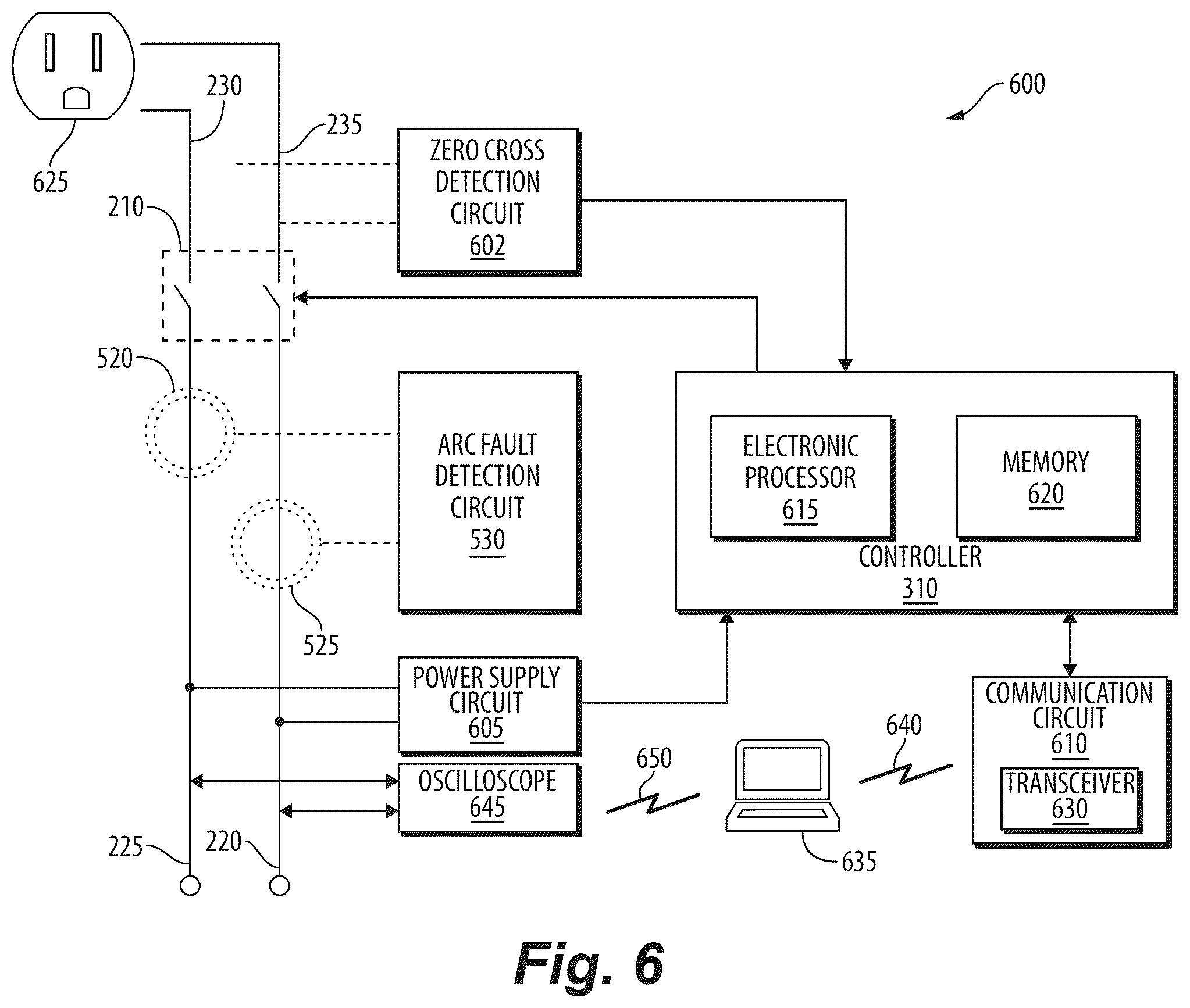 Patent US12348024 Figure 8 – Arc fault detection through mixed-signal machine learning and neural networks