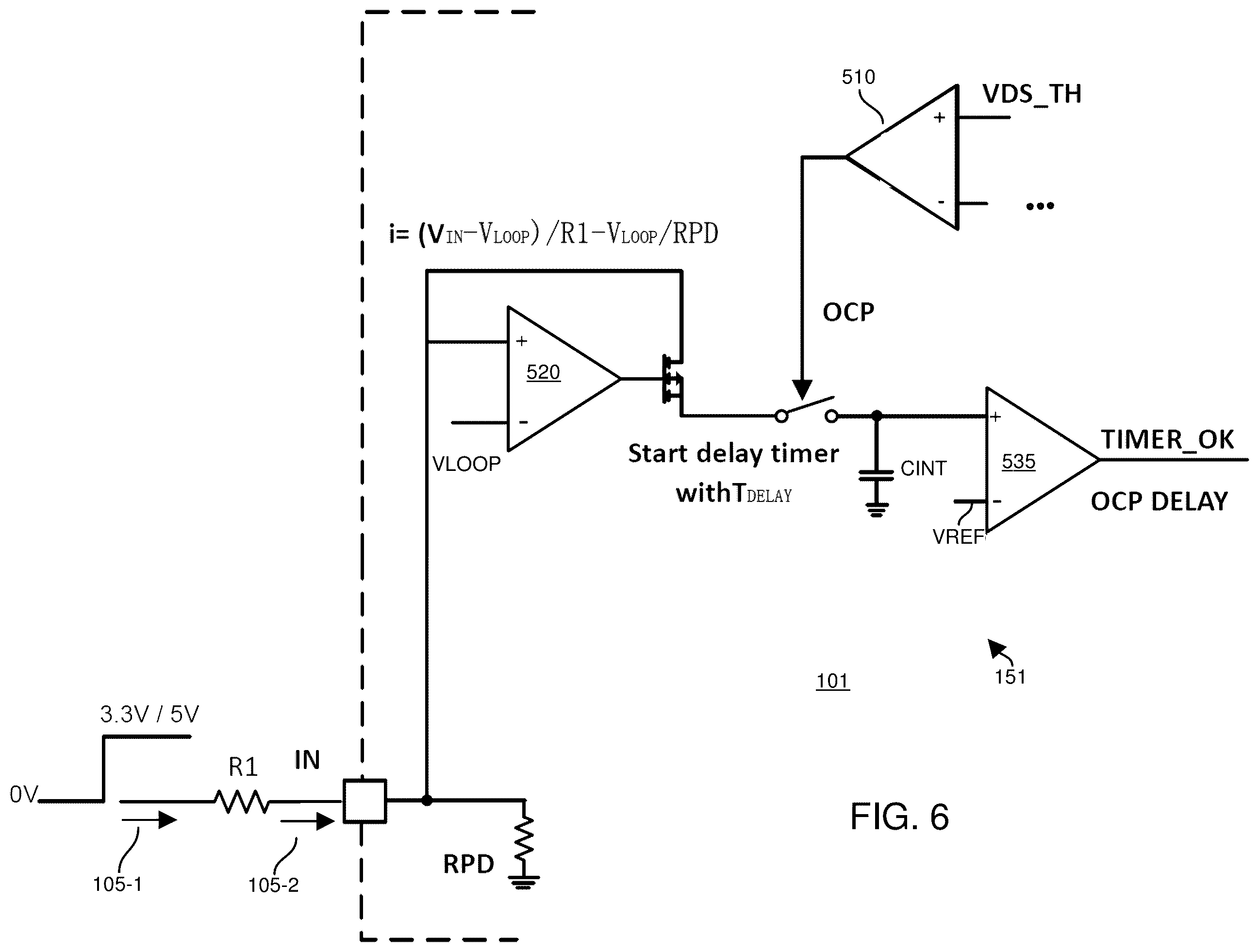 Patent US12348027 Figure 6 – Multi-function control circuit and pre-circuit configuration