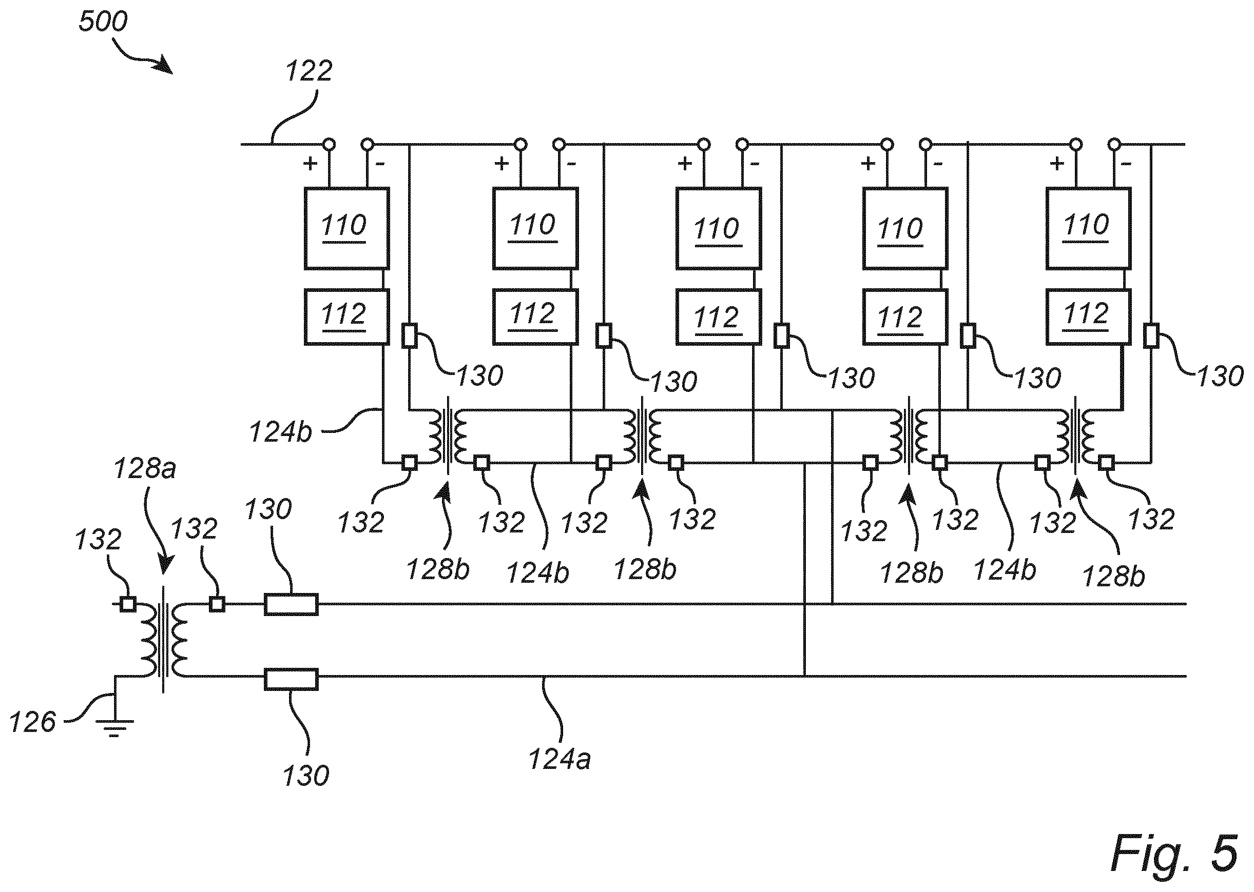 Patent US12348029 Figure 5 – Auxiliary power supply for energy storage systems
