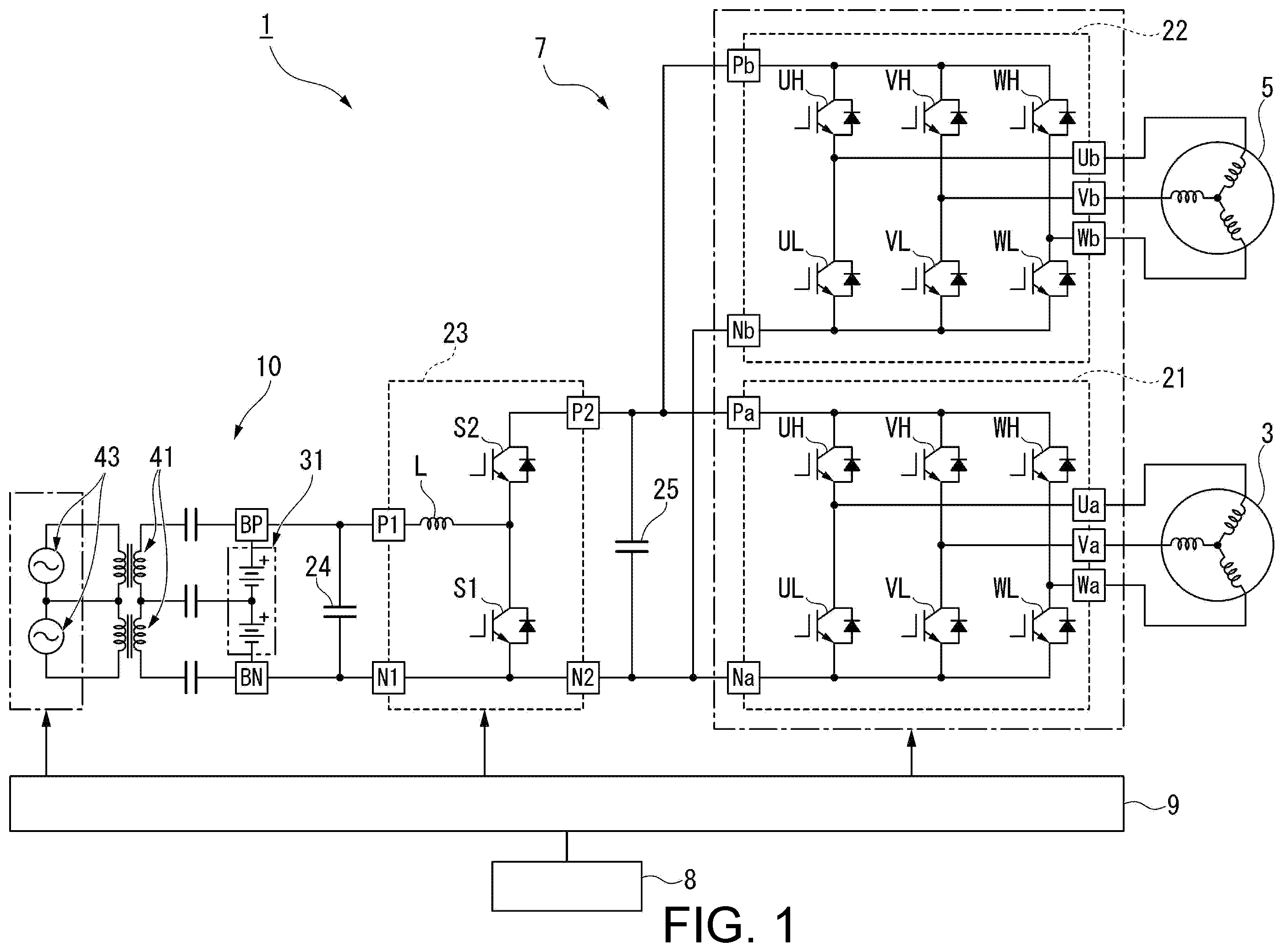 Patent US12348040 Figure 1 – Power storage system