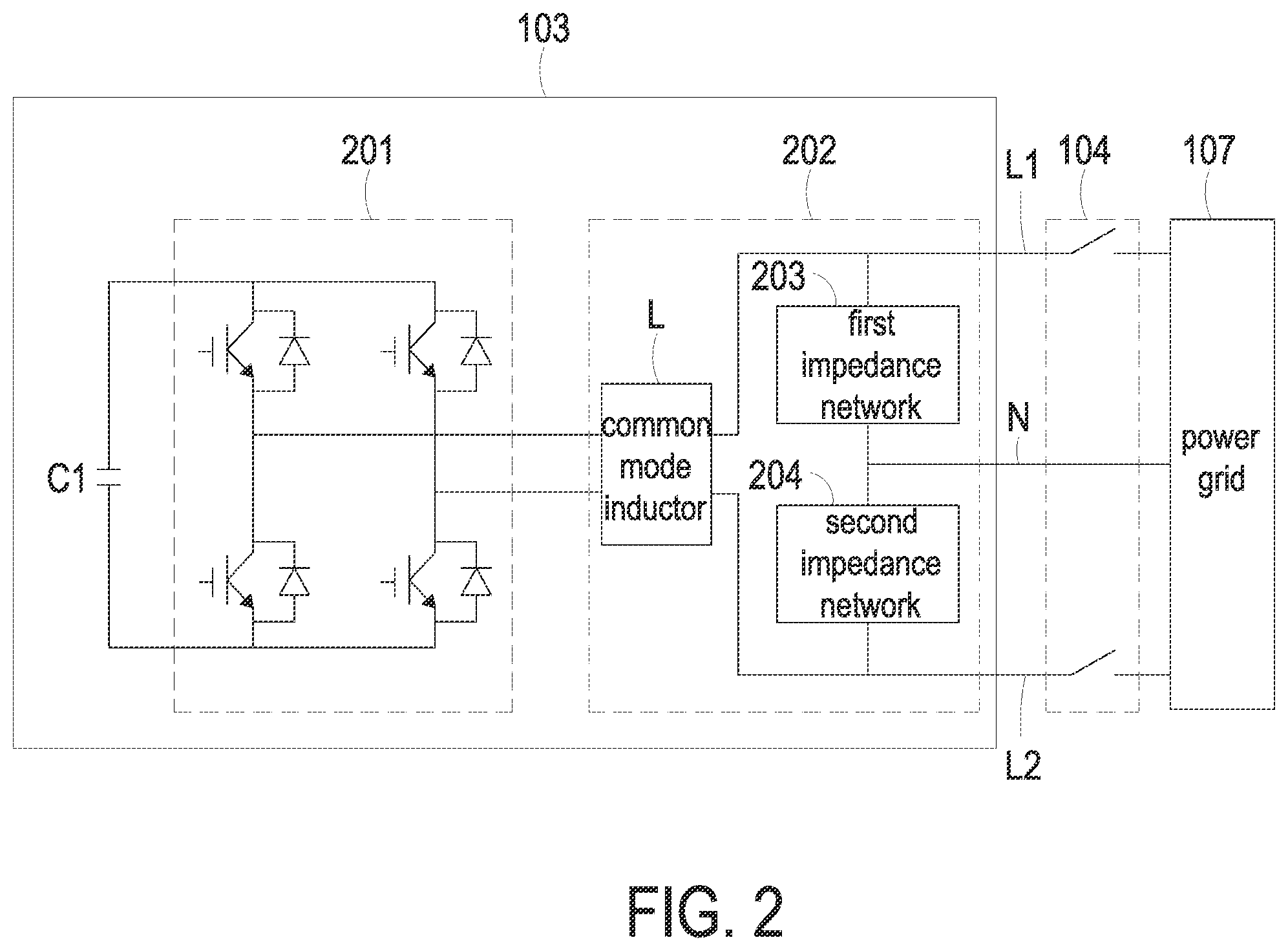 Patent US12348042 Figure 2 – Photovoltaic energy storage system and control method thereof