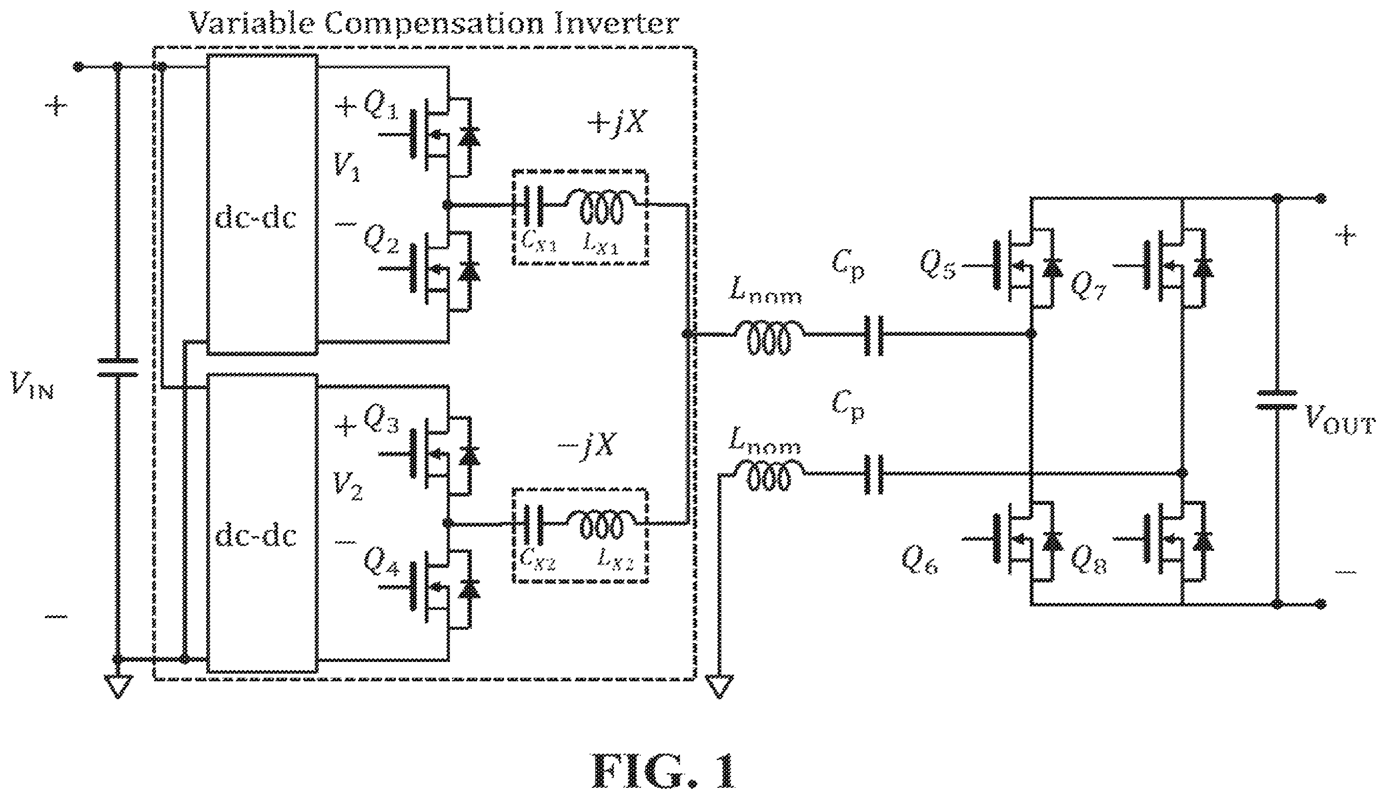 Patent US12348050 — Variable compensation inverter circuit and related techniques — Figure 1