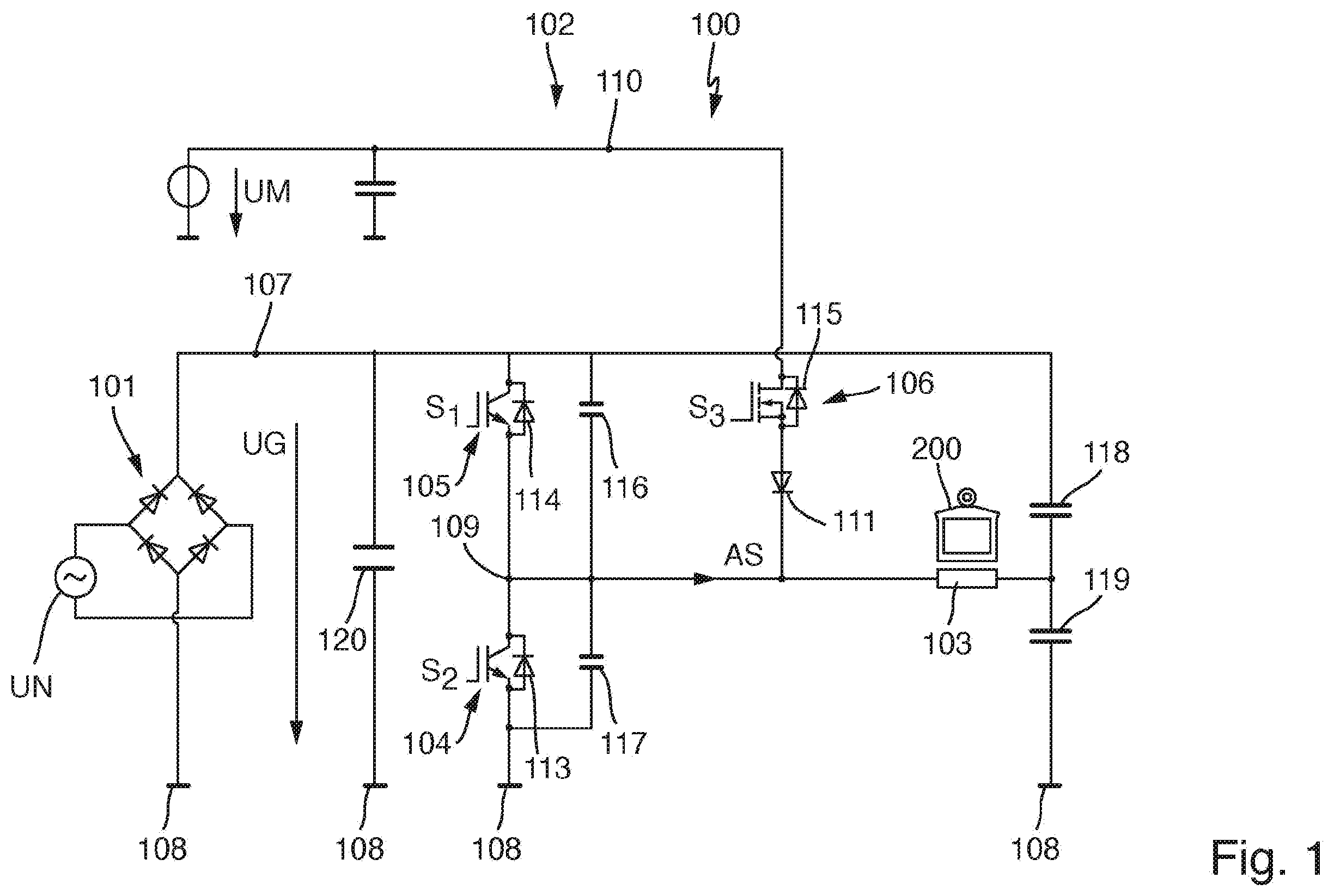 Patent US12348052 Figure 1 – Device for wirelessly transferring power toward a consumer by way of inductive coupling