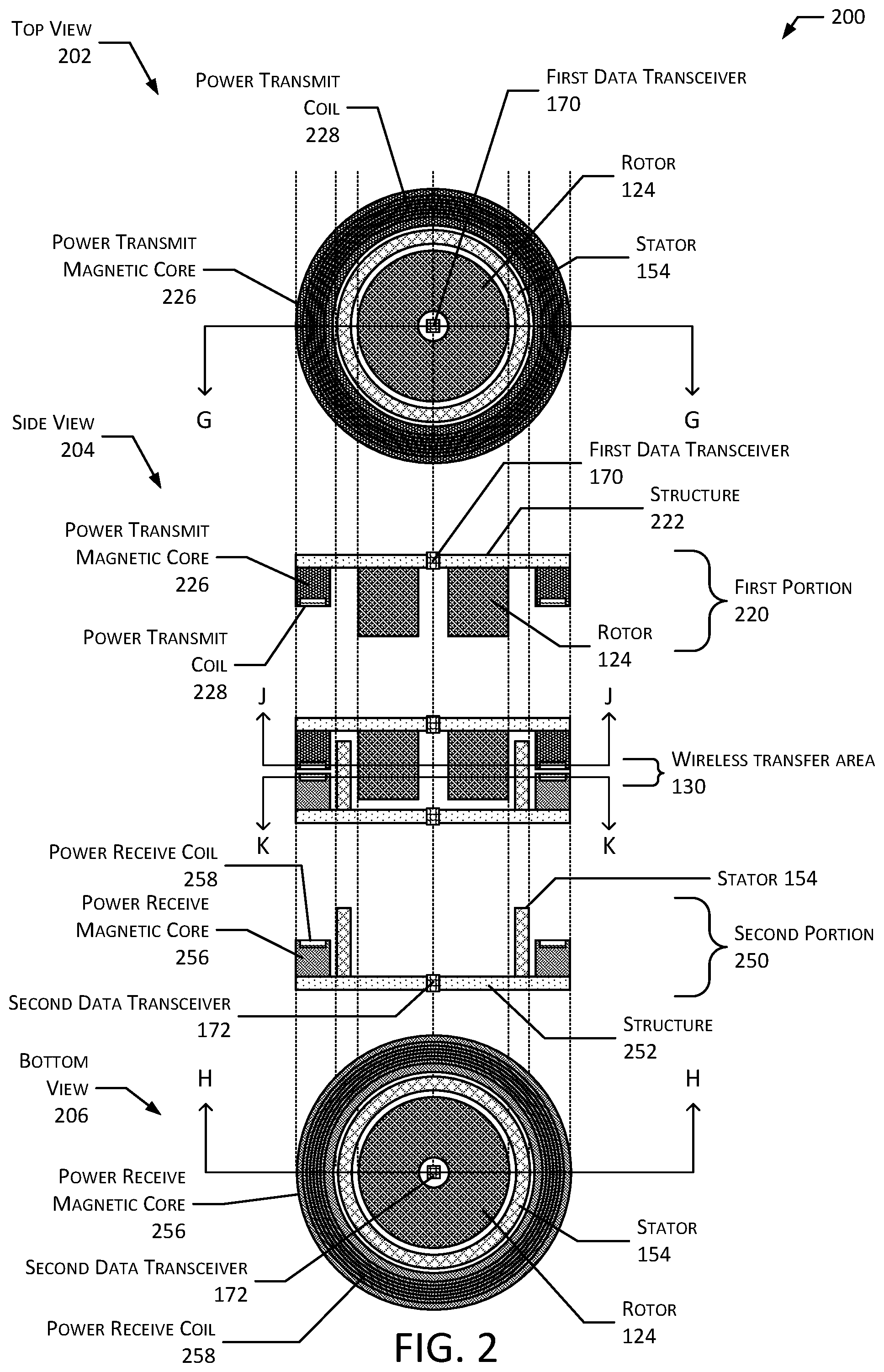 Patent US12348053 Figure 2 – Wireless power transfer system