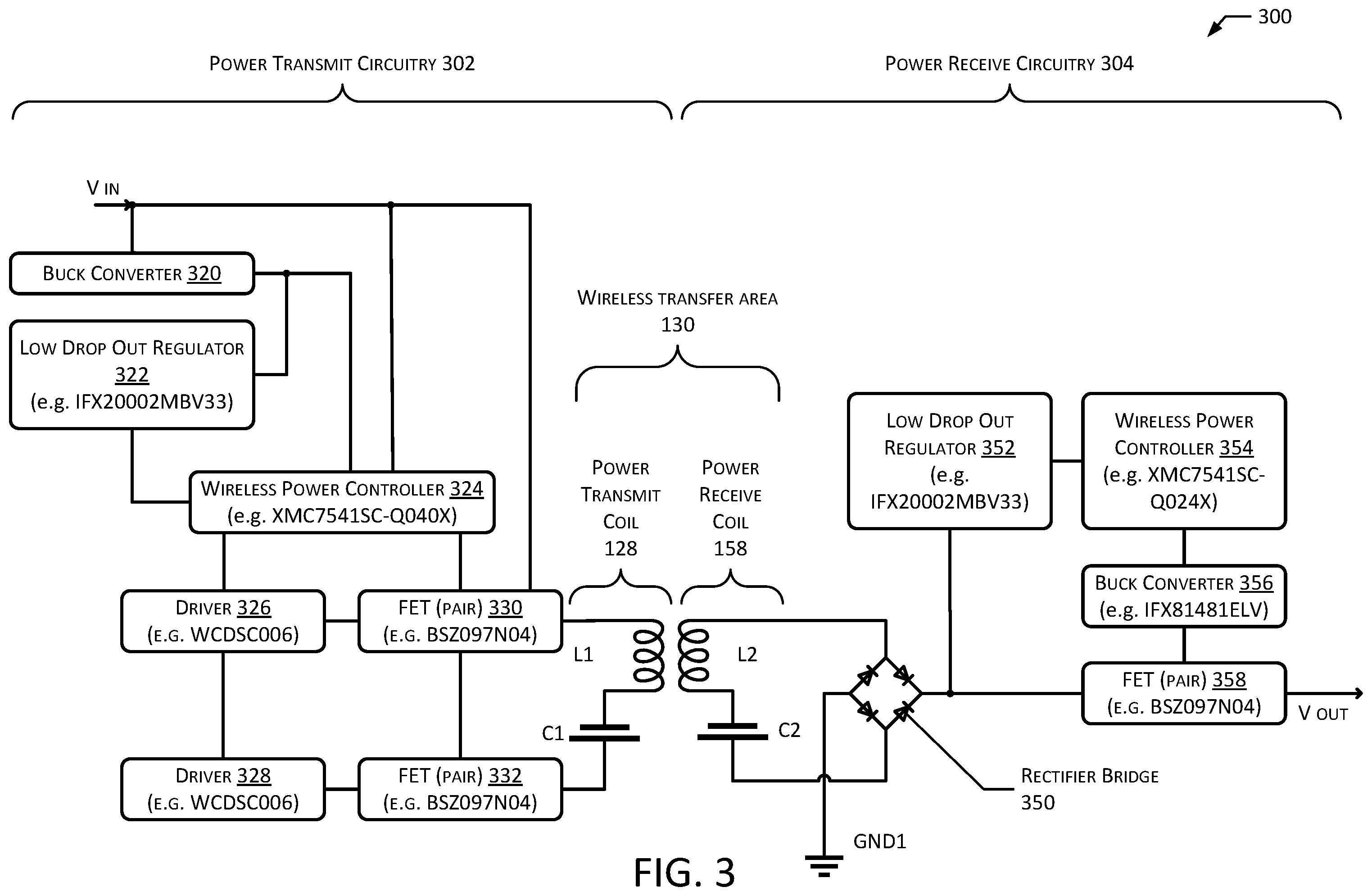 Patent US12348053 Figure 3 – Wireless power transfer system