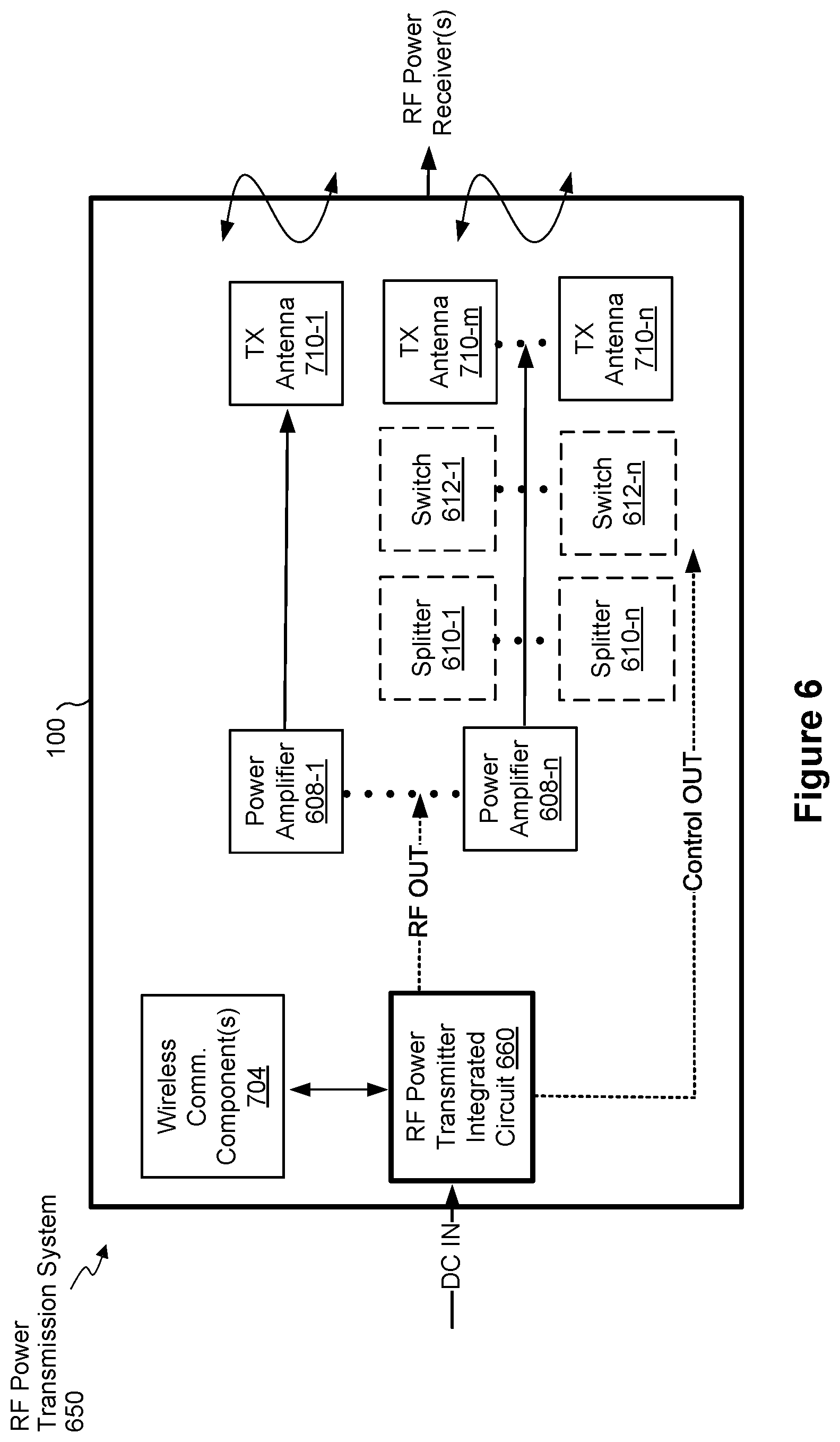 Patent US12348055 Figure 7 – Wireless-power transmitting device for creating a uniform near-field charging area