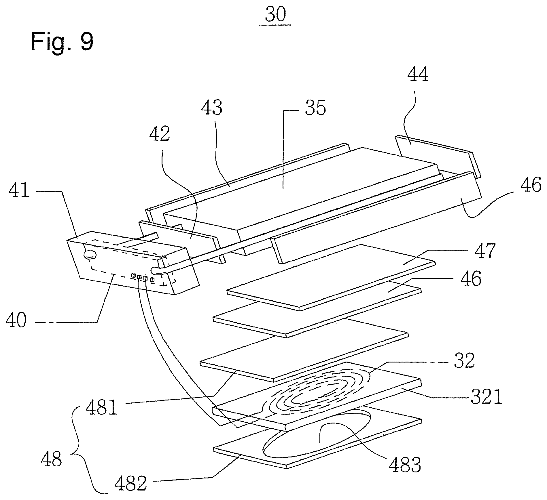Patent US12348056 Figure 9 – Apparatus of non-contact power receiver utilizing transmission of a power adjustment request to a non-contact power transmitter