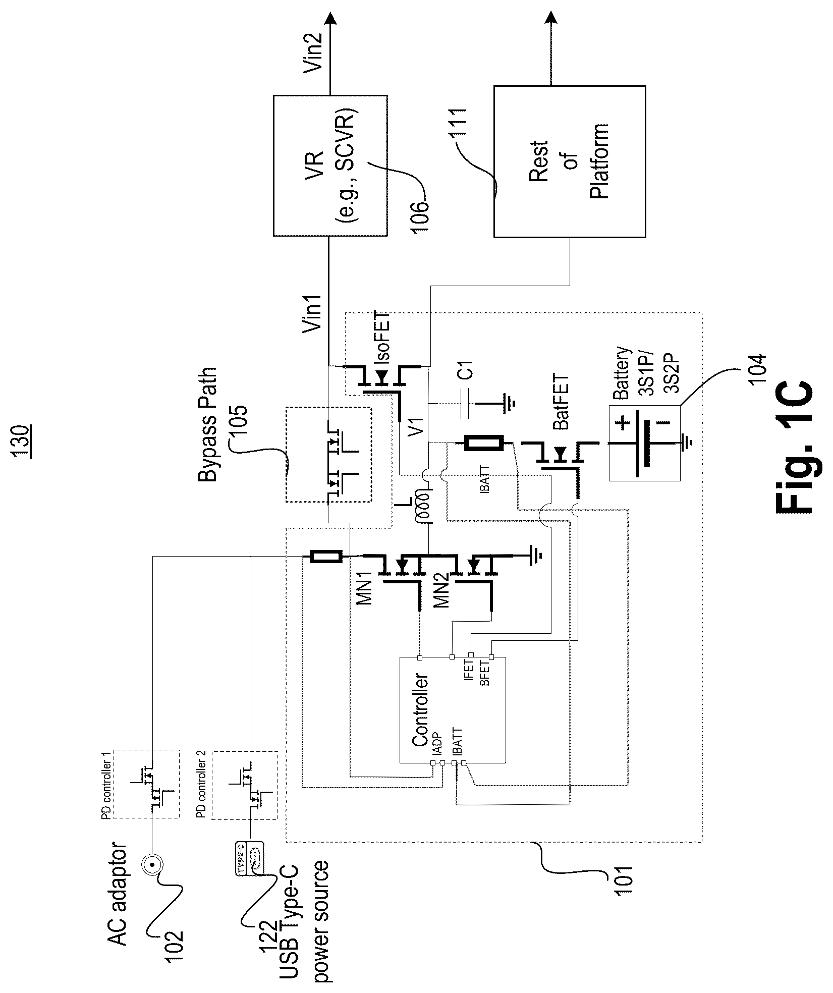 Patent US12348061 Figure 3 – Power delivery architecture for high power portable devices