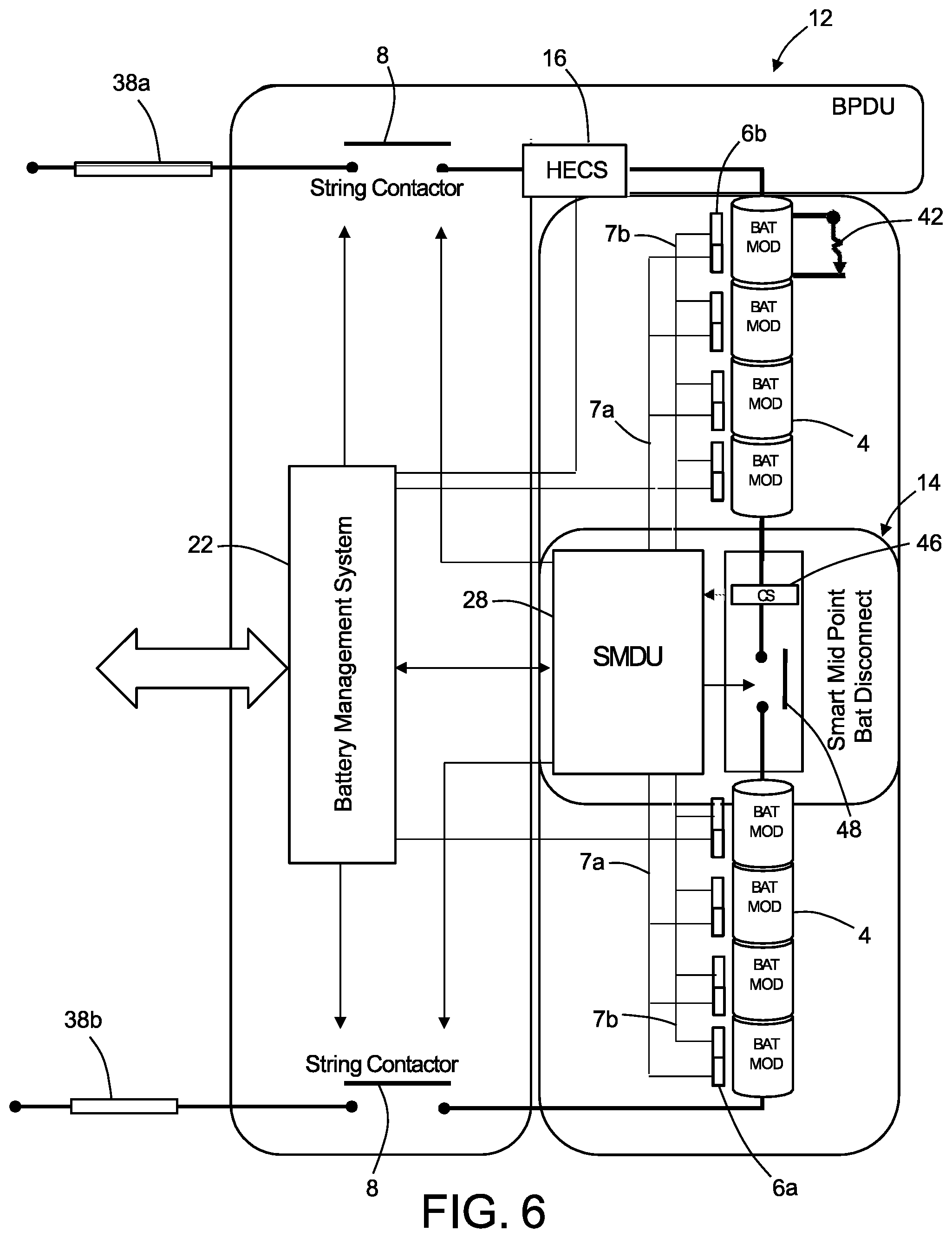 Patent US12348063 Figure 6 – Systems and methods for fail-safe battery protection independent from battery management system