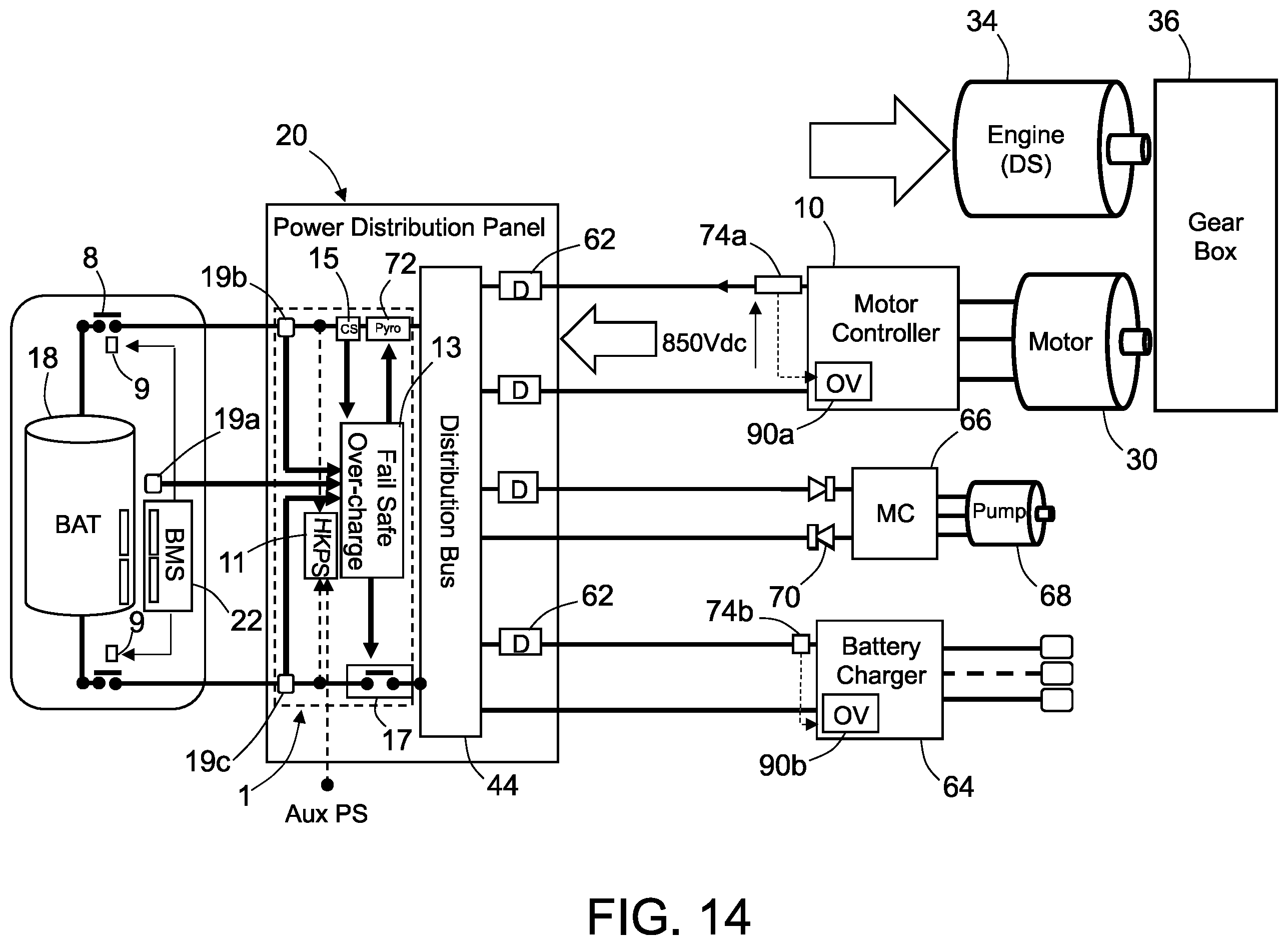 Patent US12348063 Figure 14 – Systems and methods for fail-safe battery protection independent from battery management system