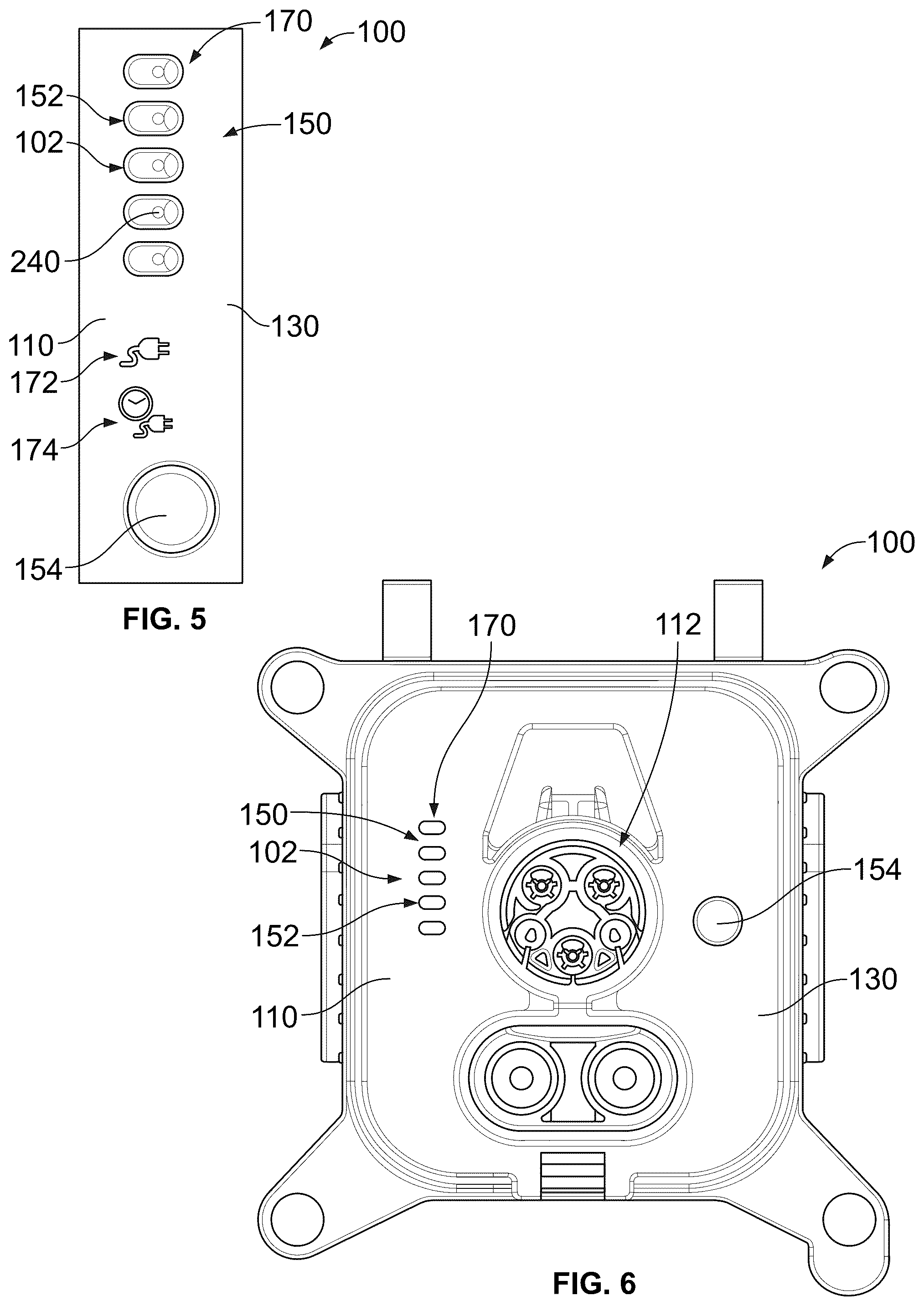Patent US12348065 Figure 5 – Charging inlet assembly having a human machine interface (HMI) assembly
