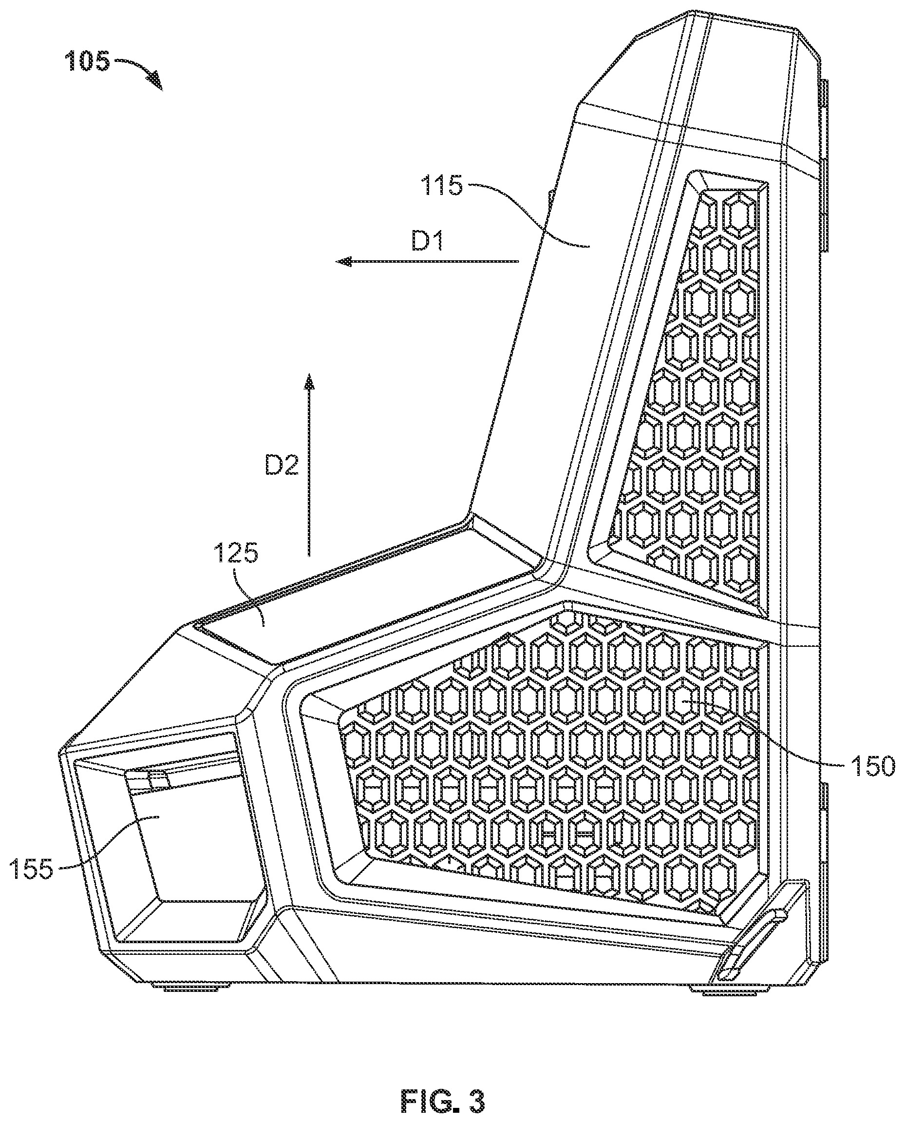 Patent US12348066 Figure 3 – Charger with battery pack cooling fan