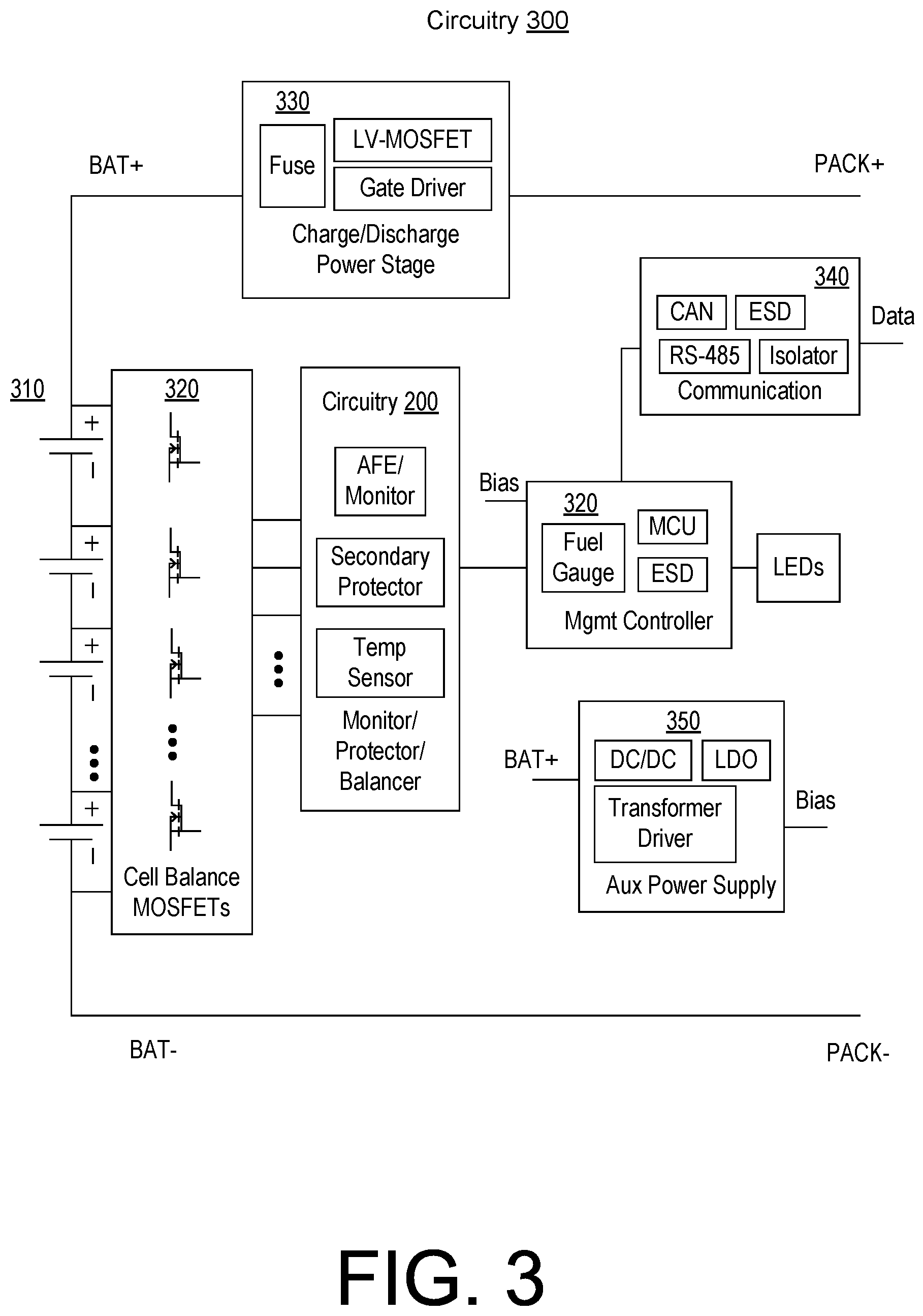 Patent US12348067 Figure 3 – Reconfigurable battery pack