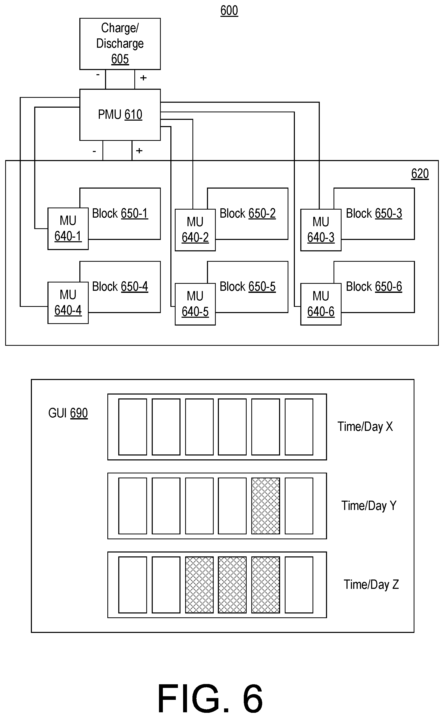 Patent US12348067 Figure 6 – Reconfigurable battery pack