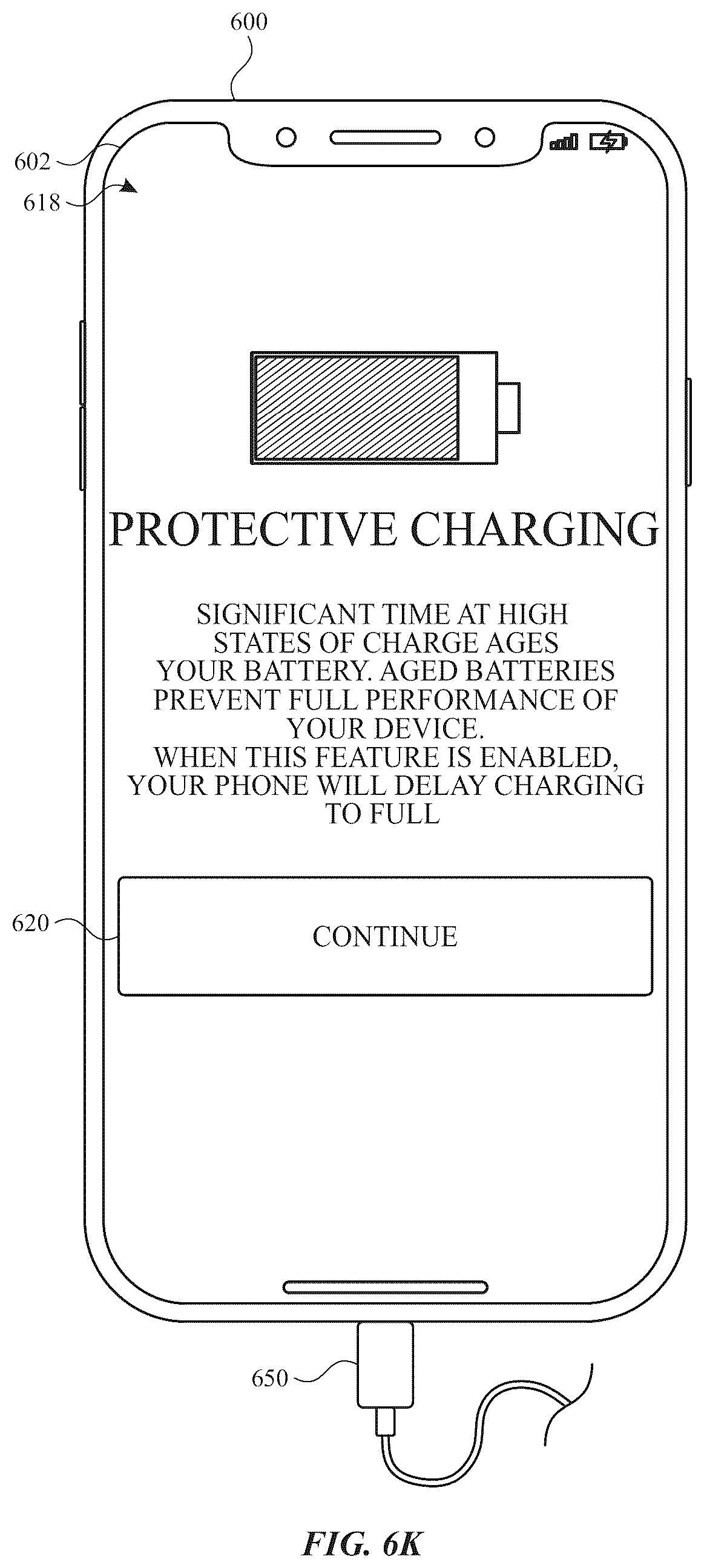 Patent US12348068 Figure 19 – Indication for protective charging mode