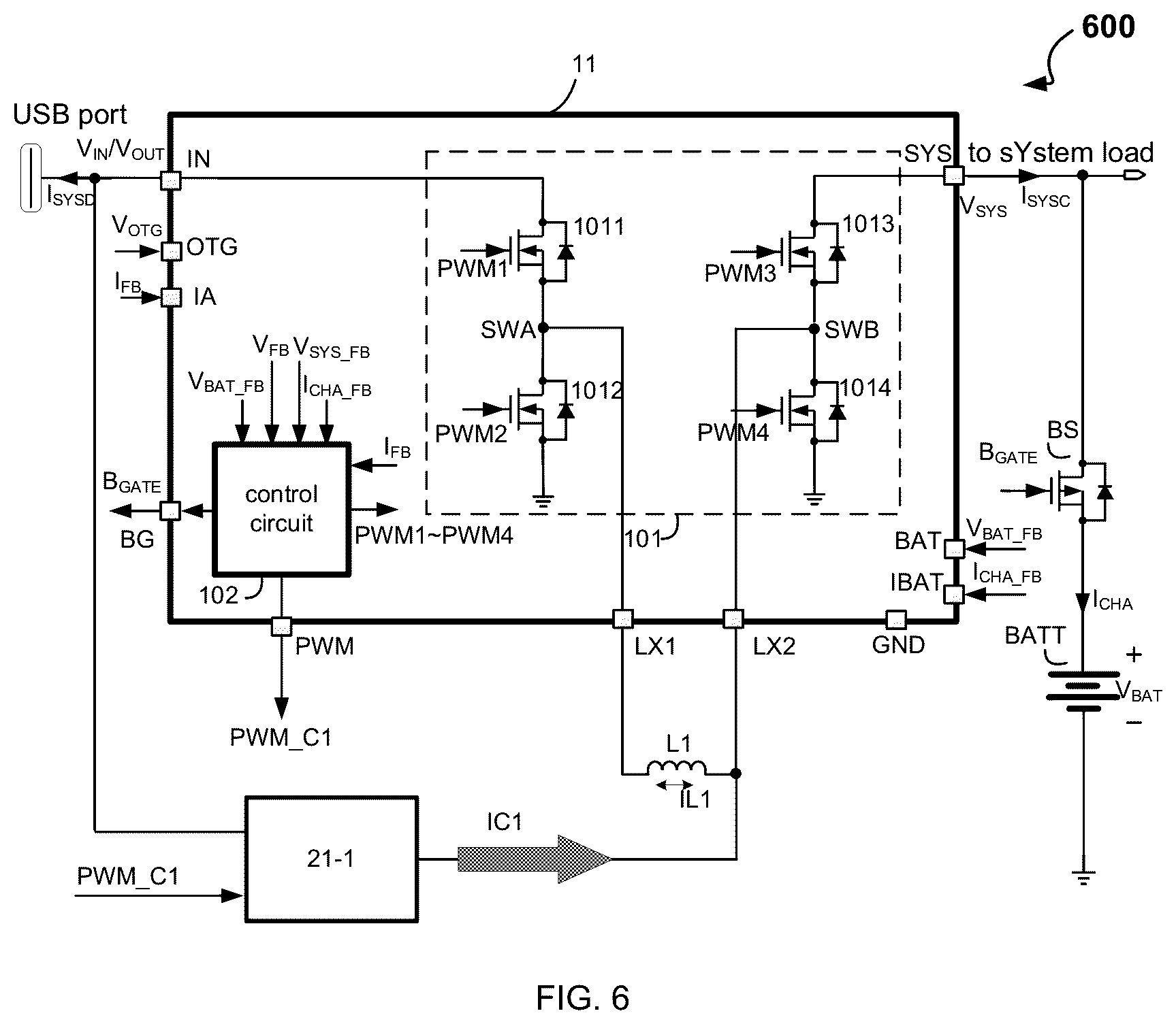 Patent US12348069 Figure 5 – Battery discharge current management system with fast discharging function and related integrated circuit