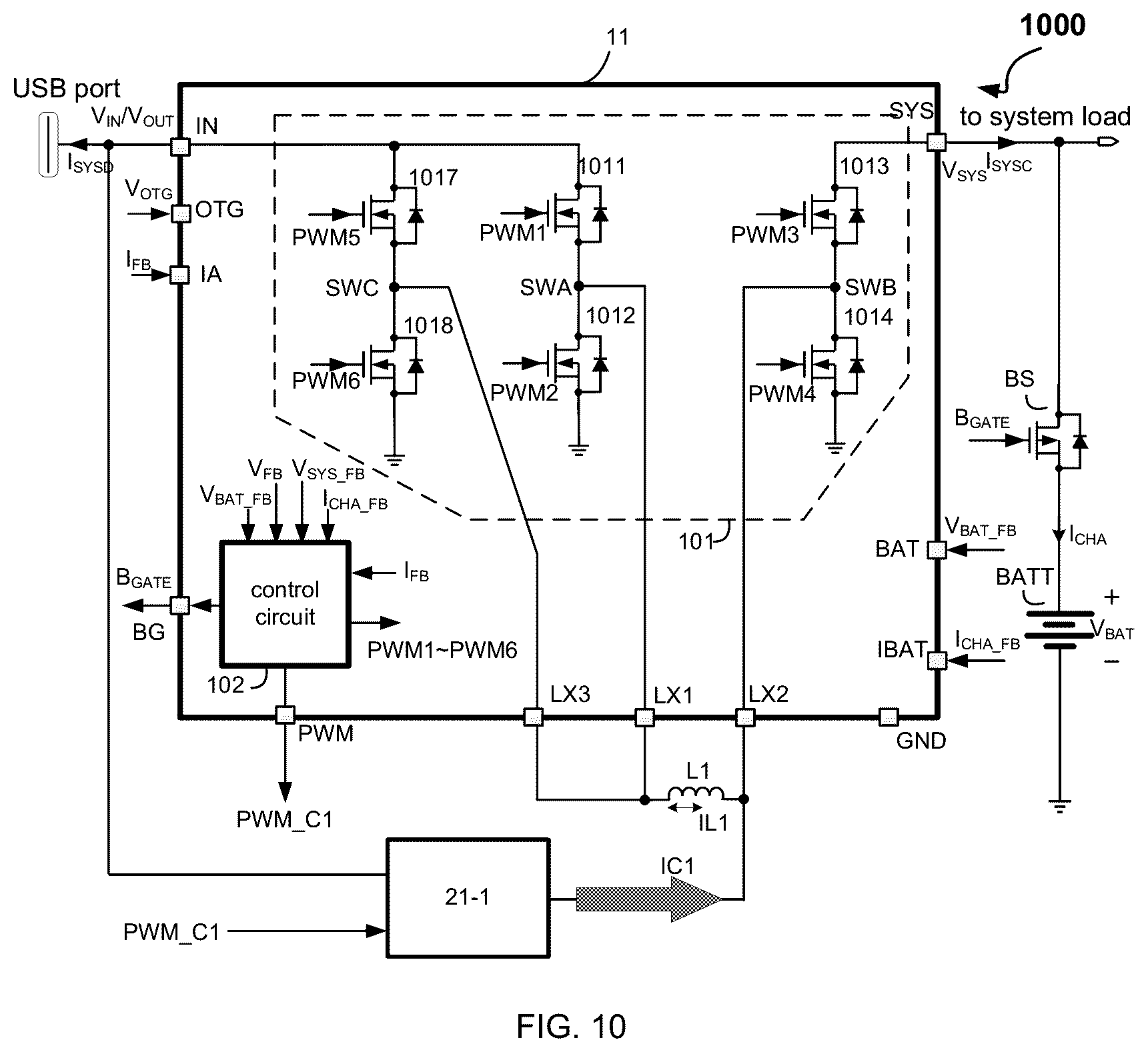 Patent US12348069 Figure 9 – Battery discharge current management system with fast discharging function and related integrated circuit