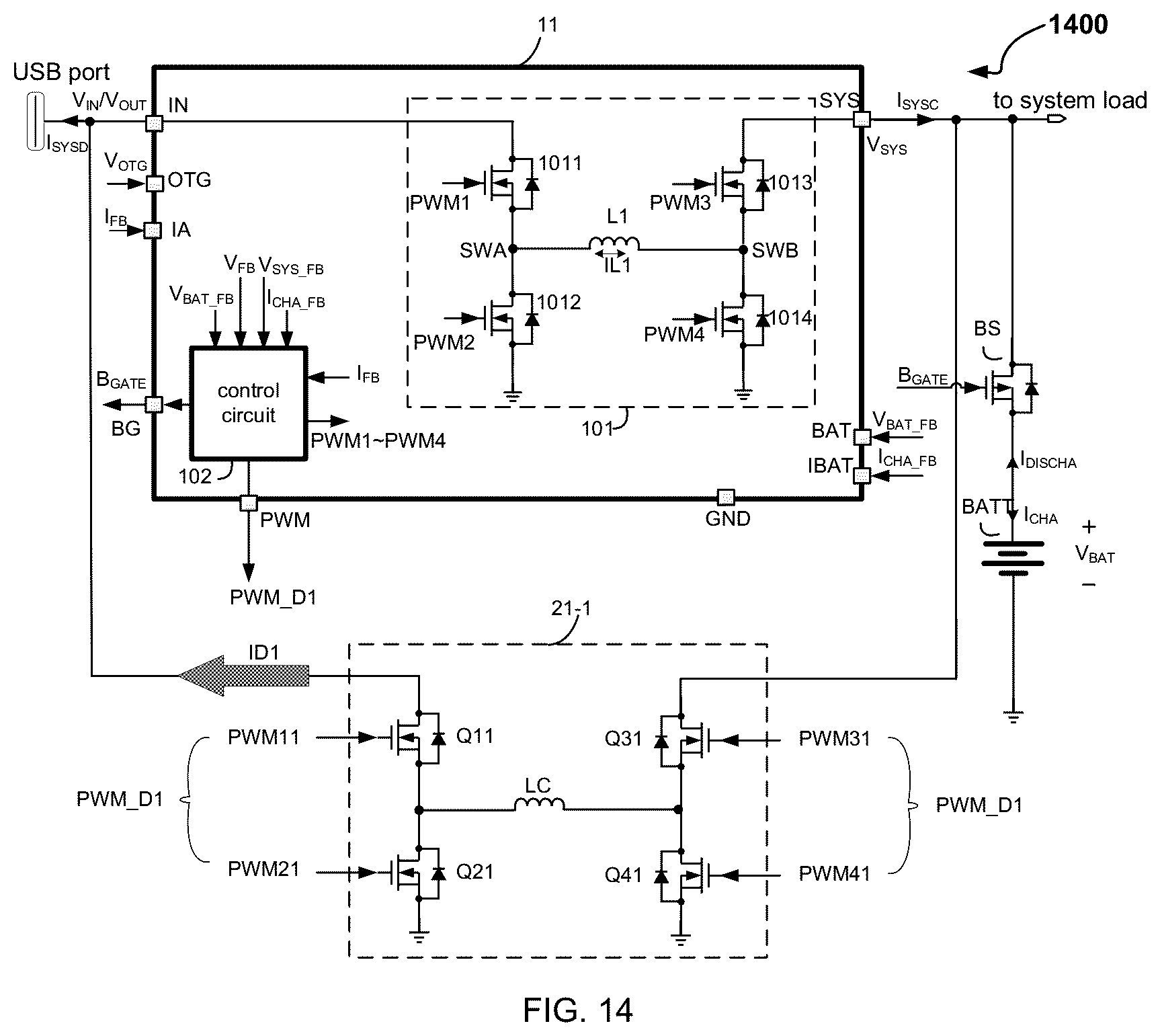 Patent US12348069 Figure 12 – Battery discharge current management system with fast discharging function and related integrated circuit