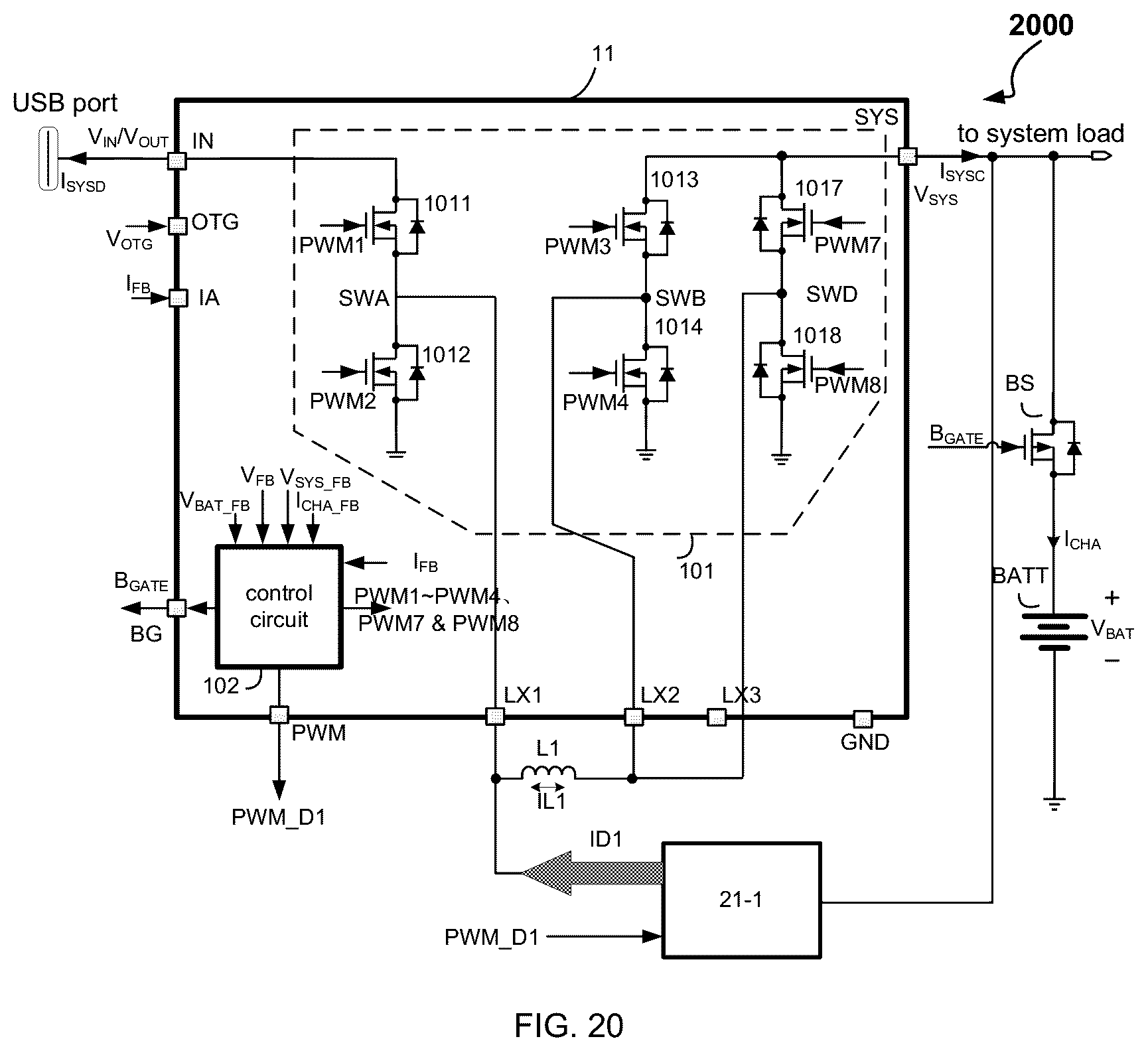Patent US12348069 Figure 17 – Battery discharge current management system with fast discharging function and related integrated circuit