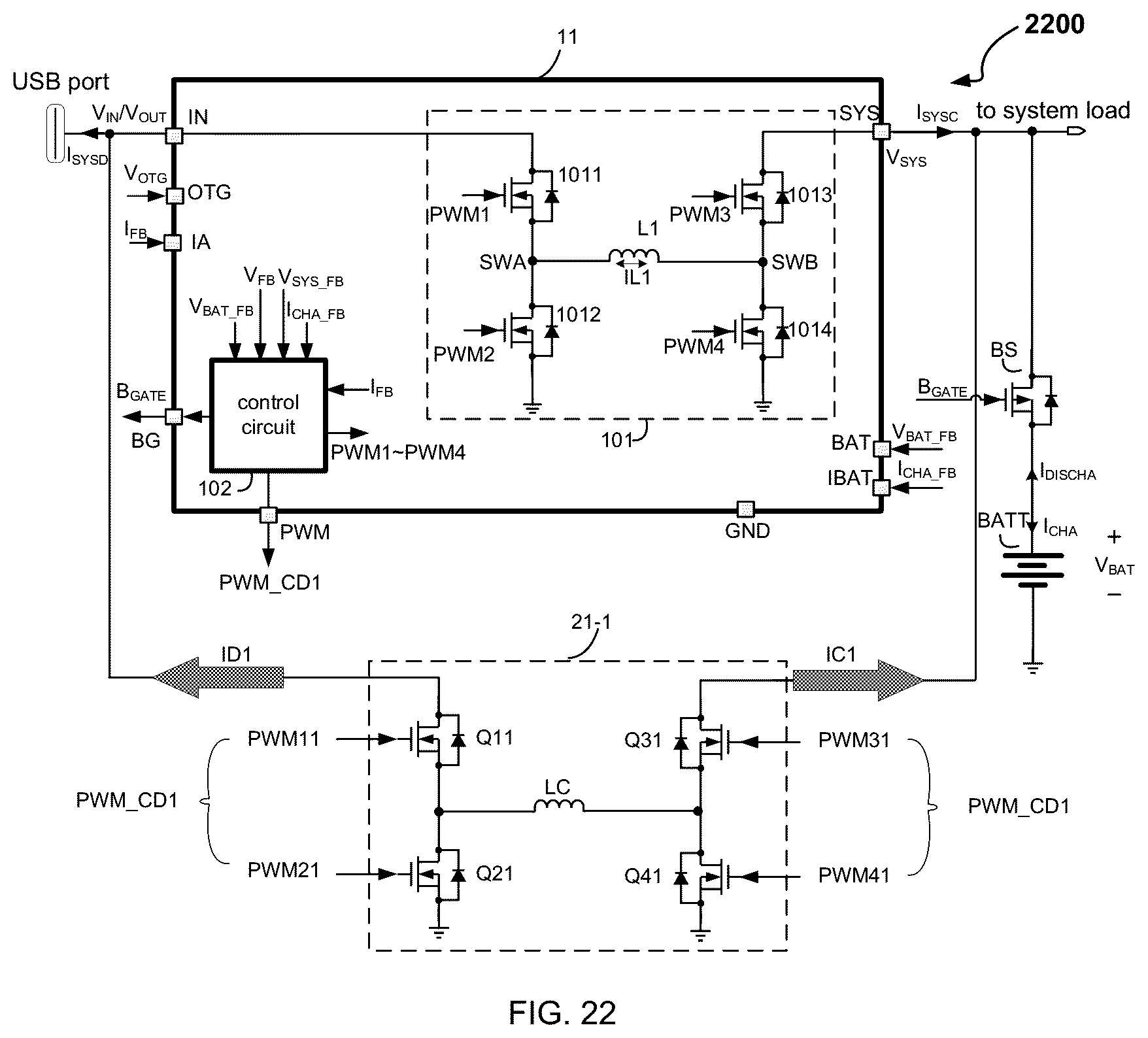 Patent US12348069 Figure 19 – Battery discharge current management system with fast discharging function and related integrated circuit